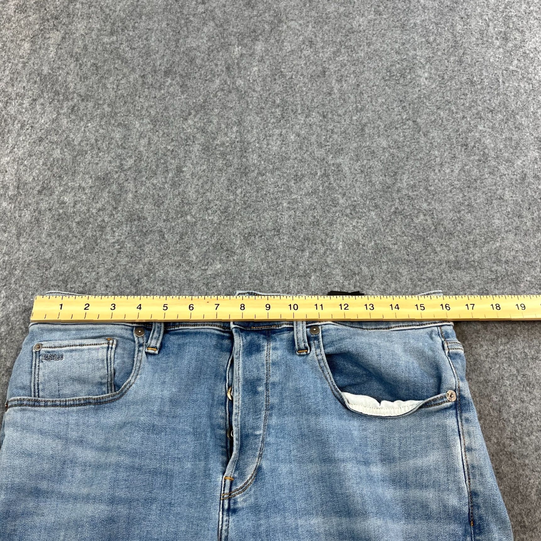 G-Star G-Star Jeans Slim Skinny 32 32 Light Blue Wash Denim 5-Pocket Model 3301 Mens Size US 32 / EU 48 - 6 Thumbnail