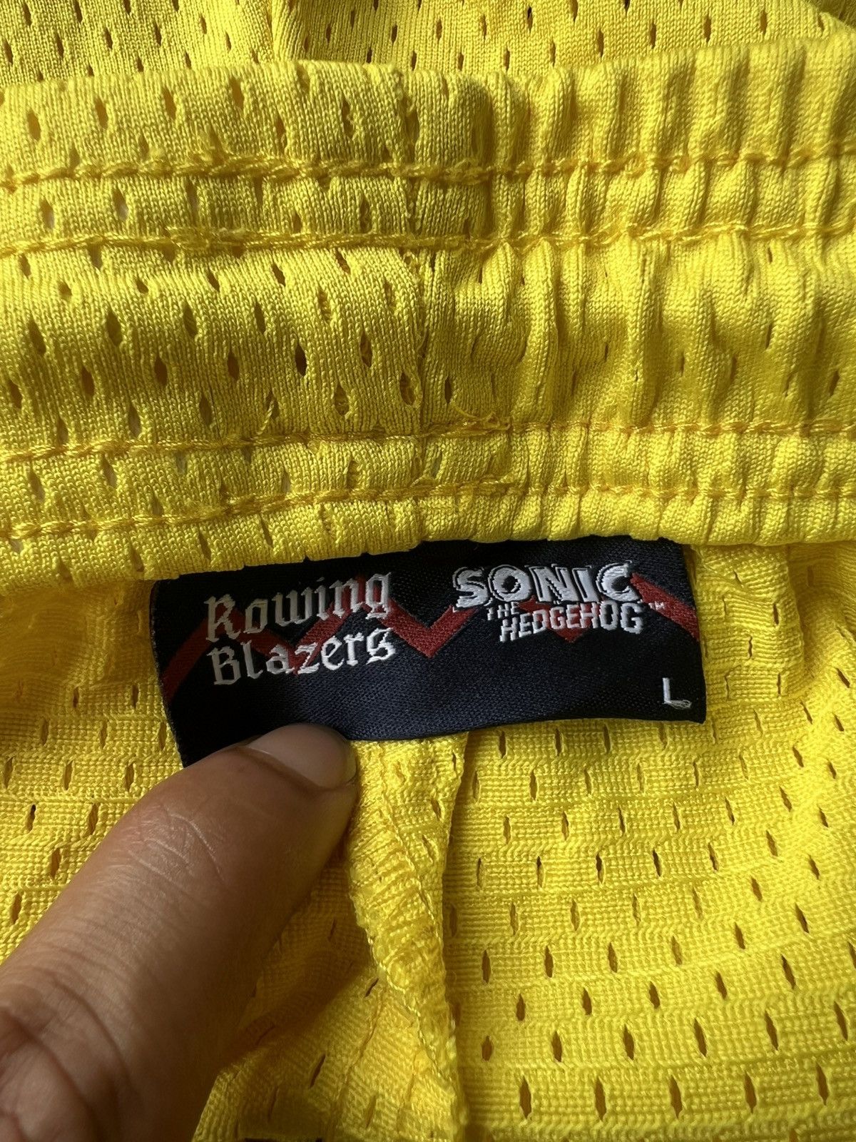 Anime Rowing Blazer x Sega Sonic the Hedgehog Mesh Shorts Size US 34 / EU 50 - 4 Thumbnail