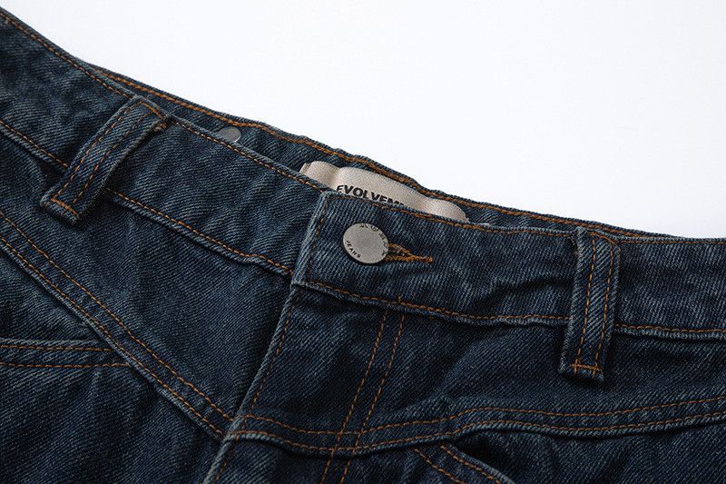 Japanese Brand × Jean × Vintage Vintage Rivet Patchwork Jeans Size US 33 - 8 Thumbnail
