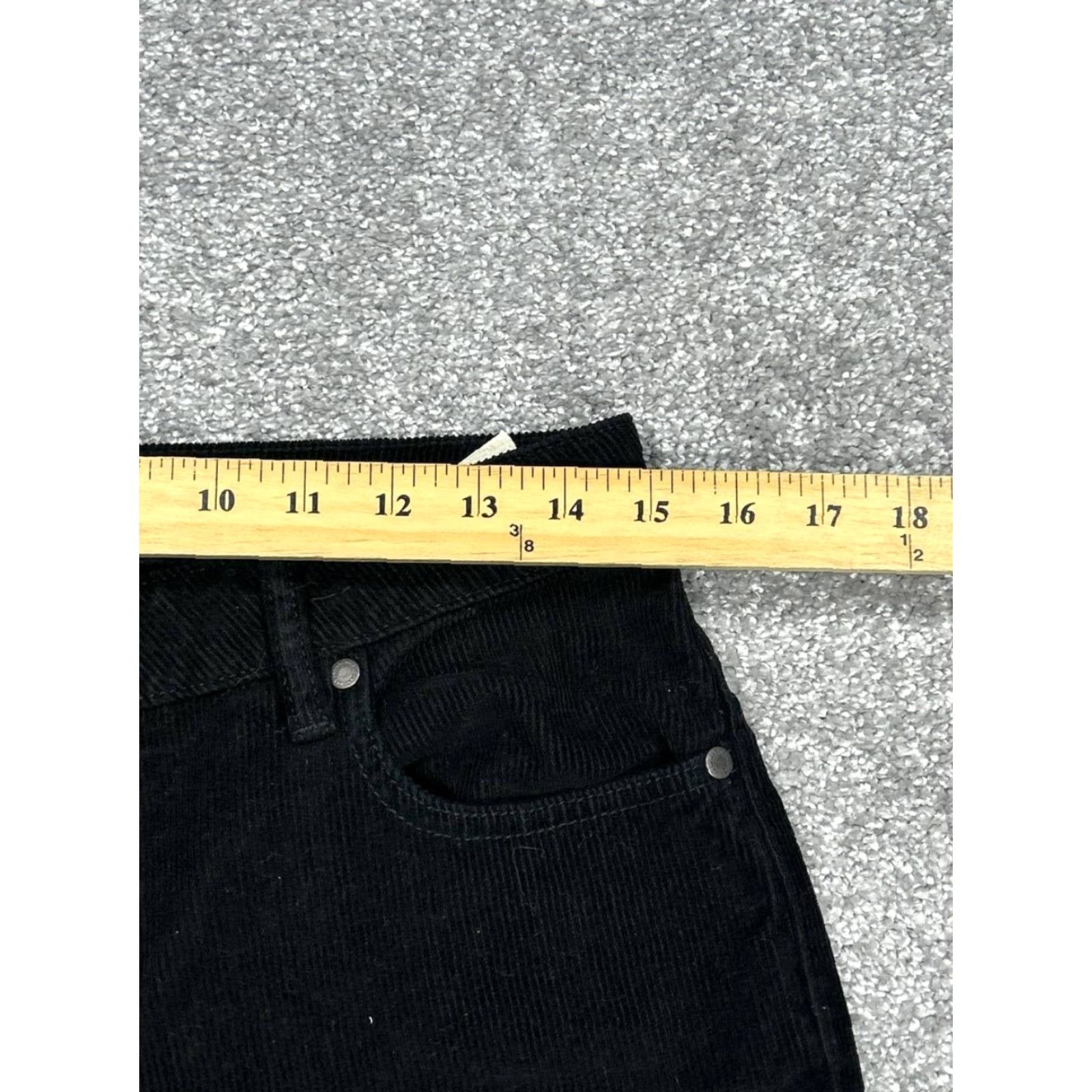 Johnny Was Johnny Was Pants Womens 28 Suki Wide-Leg Black Corduroy Dress Pants Size 28" / US 6 / IT 42 - 5 Thumbnail