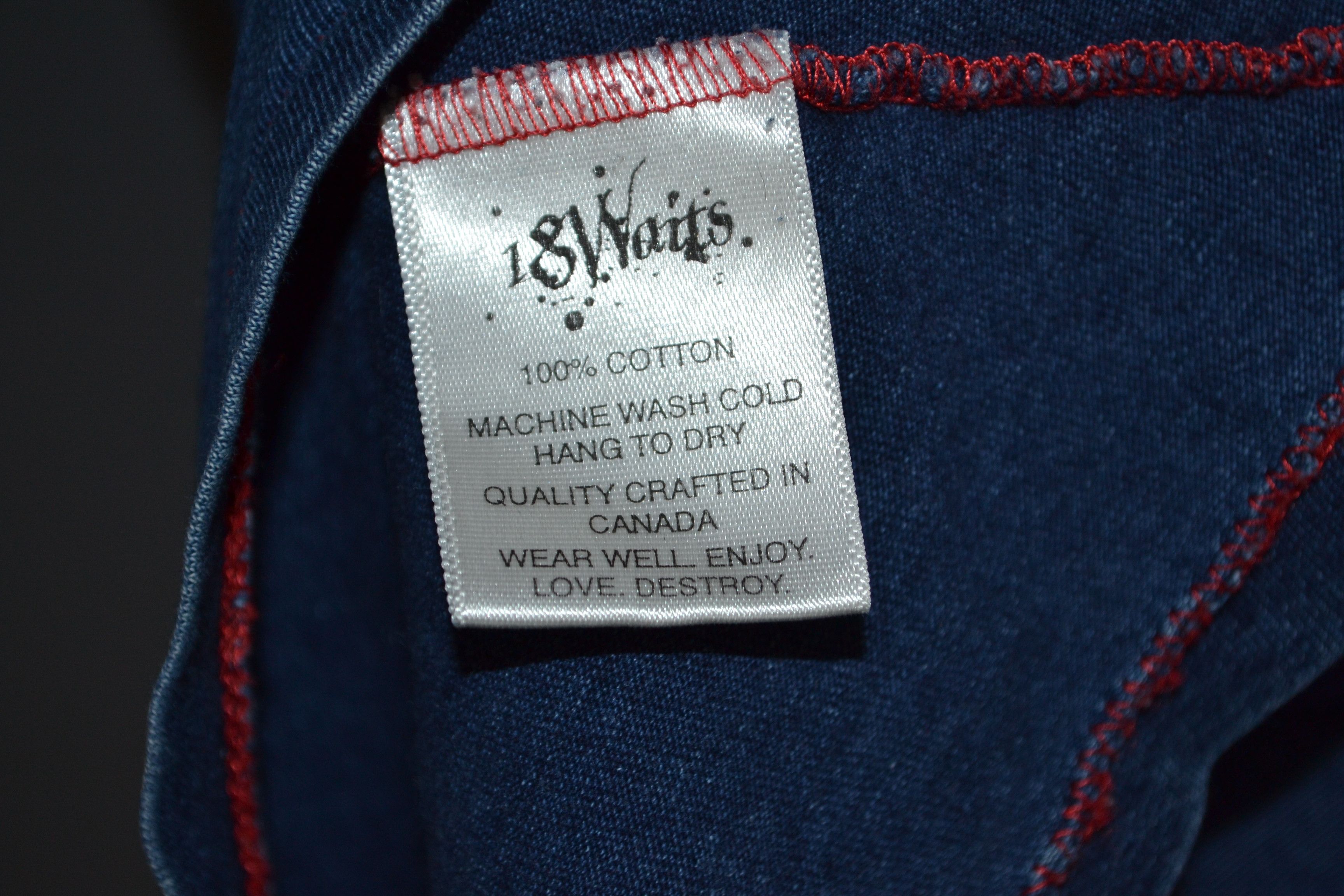 18 Waits 18Waits S size Indigo Tornado Seam T-shirt Thrashed Size US S / EU 44-46 / 1 - 9 Thumbnail
