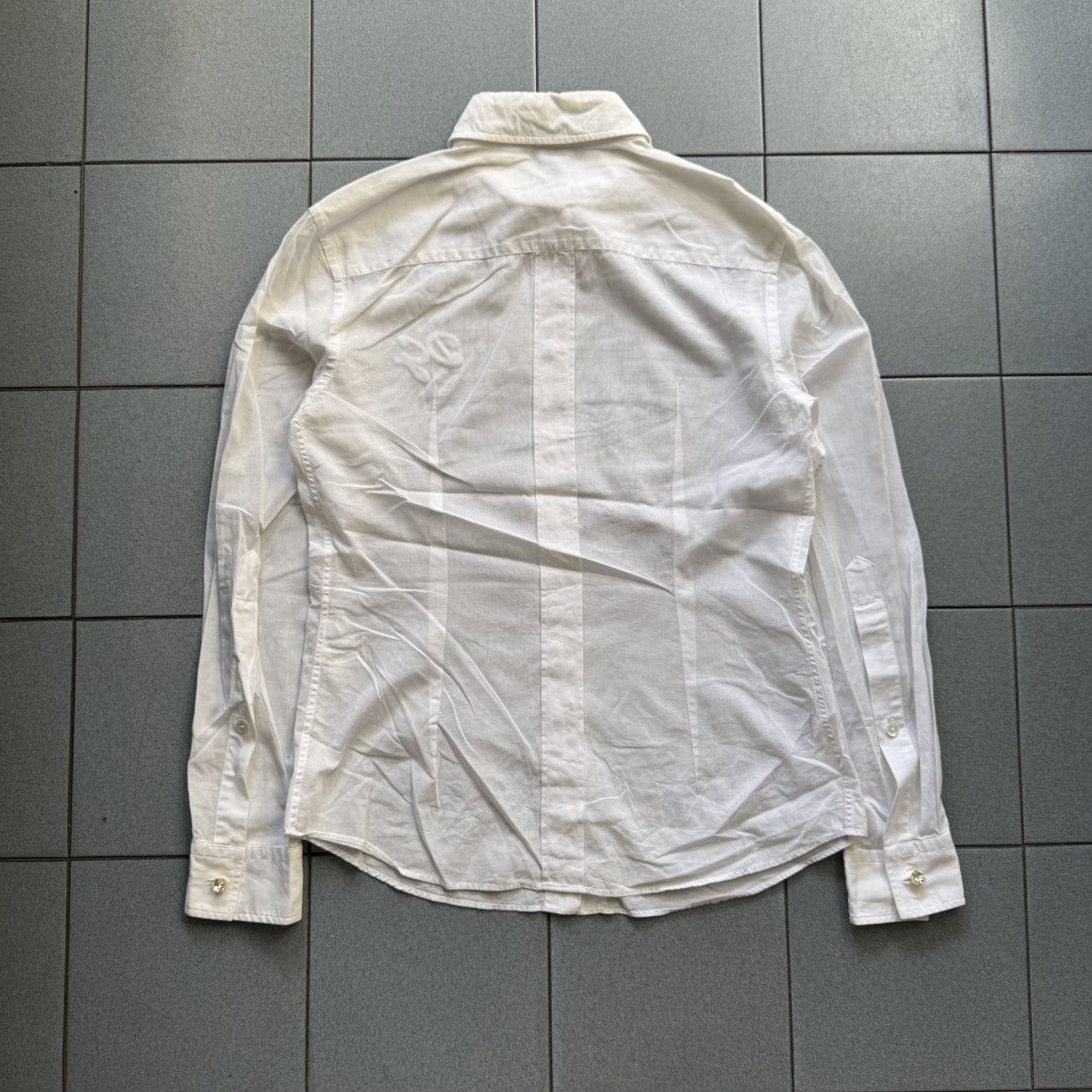 Dolce & Gabbana Vintage Dolce And Gabbana Linen Blouse DG Embroidery Button Size M / US 6-8 / IT 42-44 - 11 Thumbnail