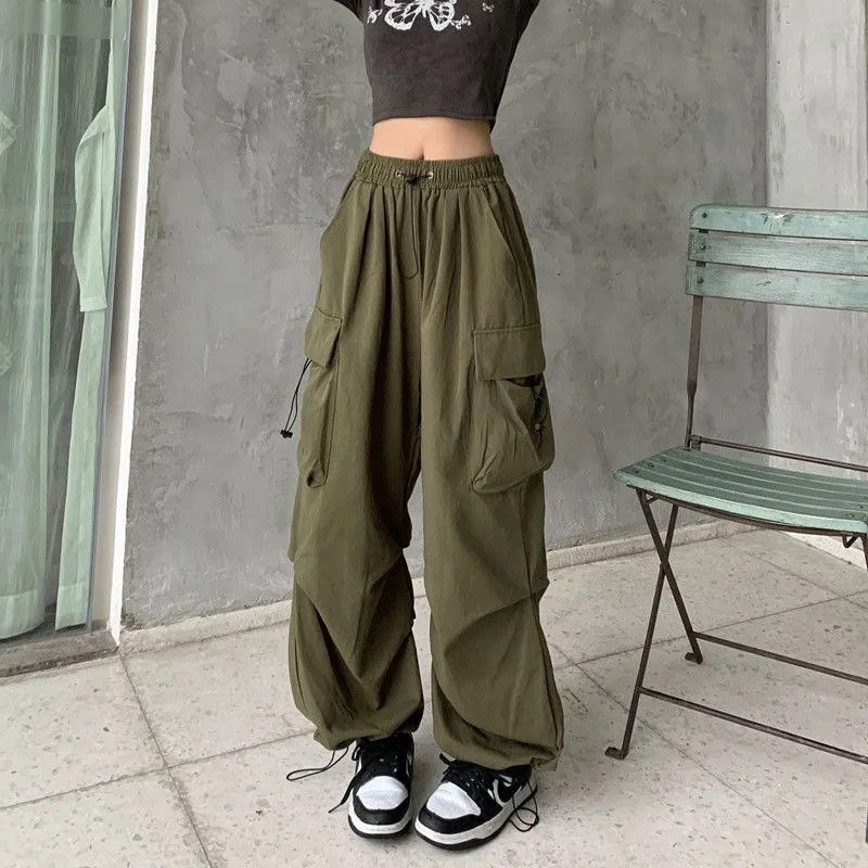 Designer × Other Casual Joggers Low Waist Wide Leg Baggy Oversize Sweatpants Size 30" / US 8 / IT 44 - 6 Thumbnail