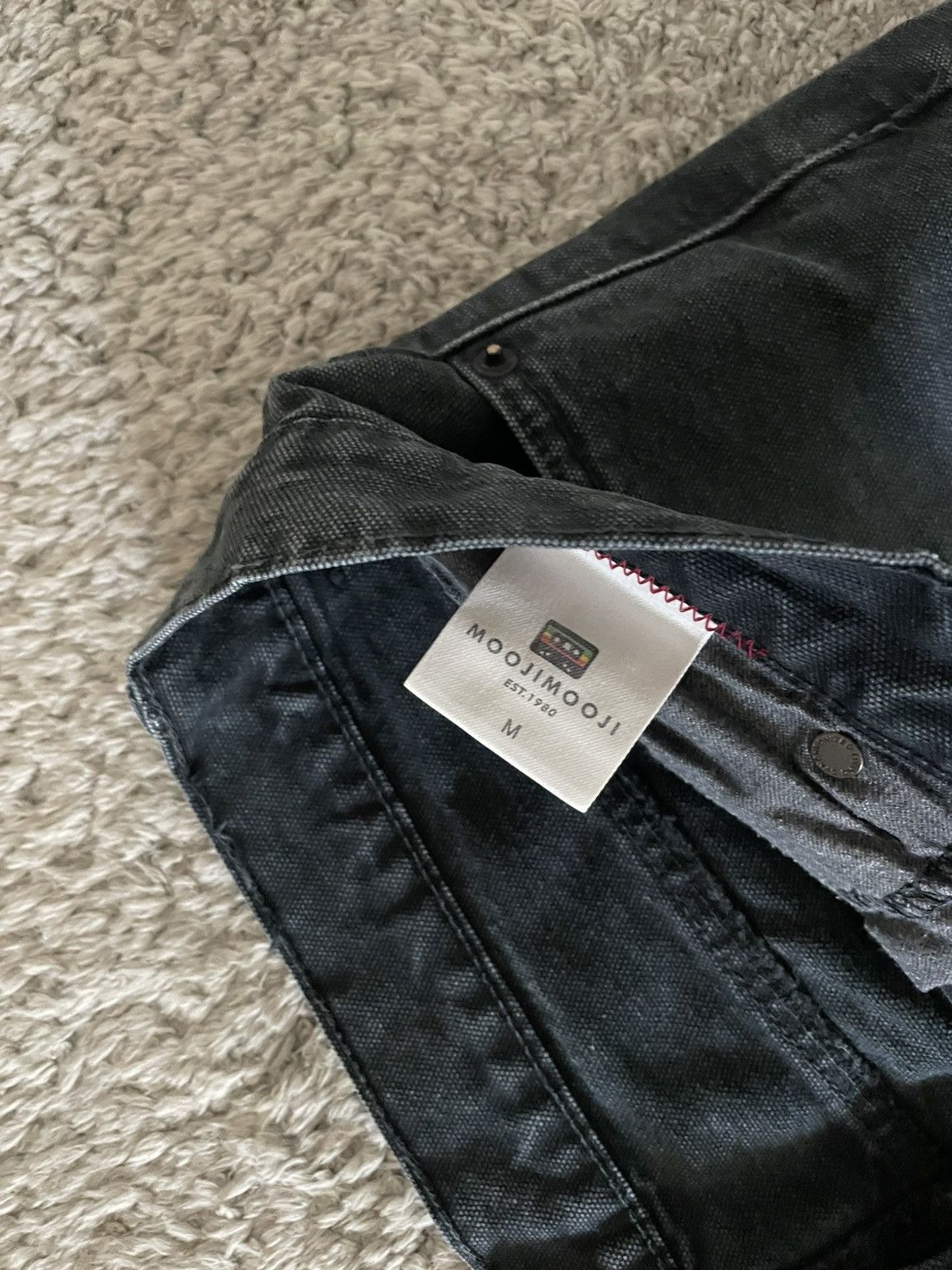 MOOJIMOOJIUS CLASSIC 5 POCKET BOOT LEG DENIM AGED BLACK Size US 31 - 3 Thumbnail