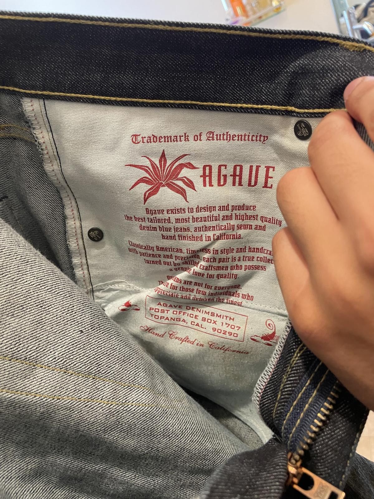 Agave Stylish Dark Wash Agave Denim Jeans - Size 38 Size US 38 / EU 54 - 6 Thumbnail