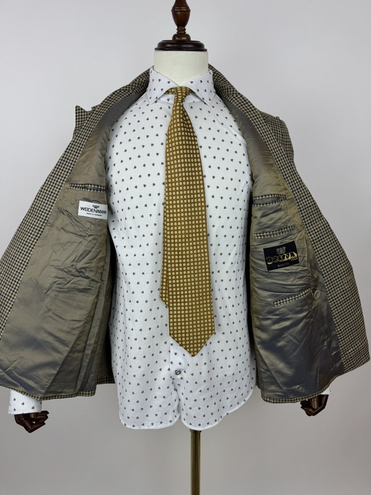 Other Weidenmann Boston Man Blackpool silk wool Blazer jacke Size 40R - 11 Thumbnail