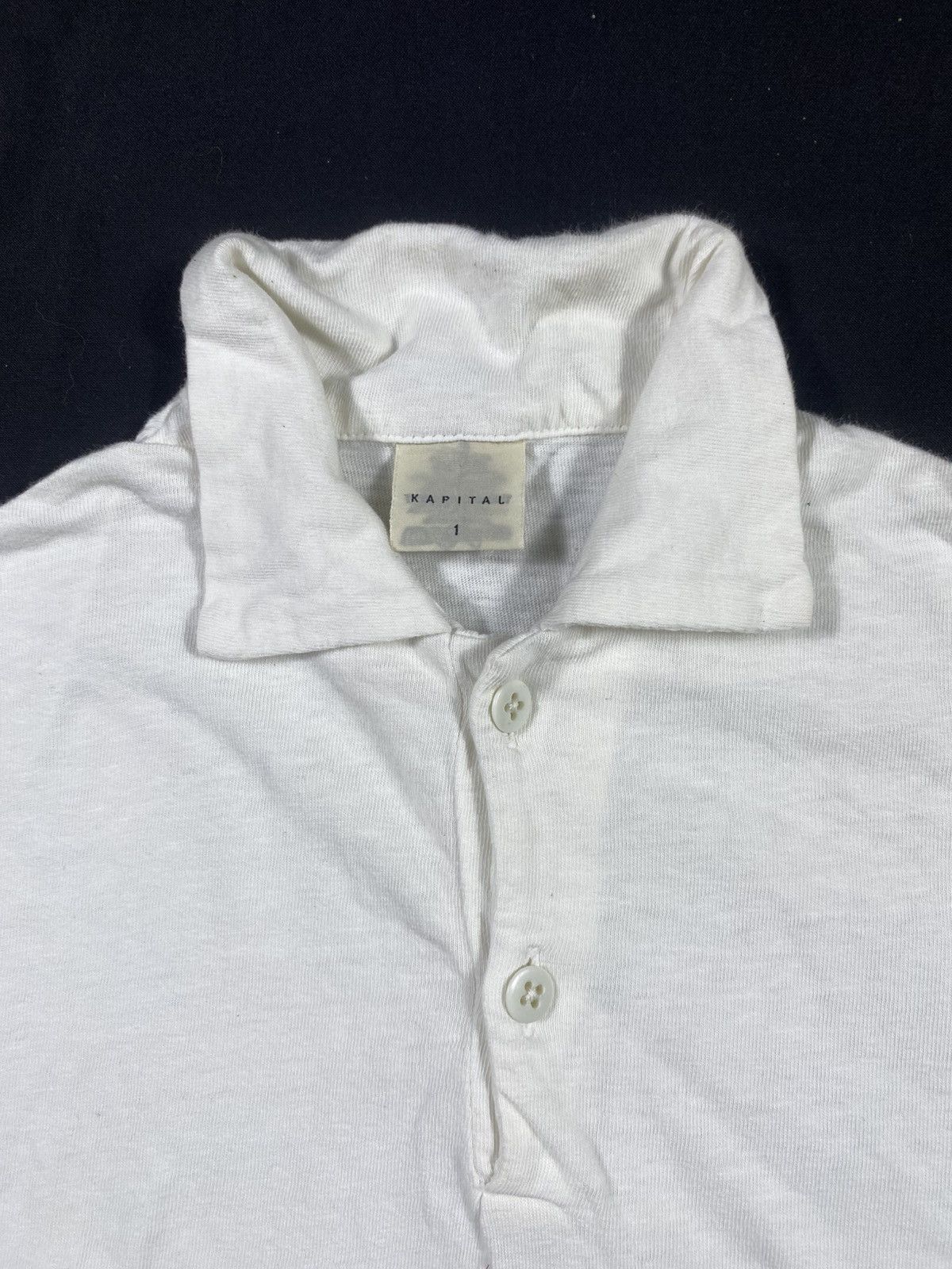 Kapital Kapital Cargo Double Pocket White Tshirt Size US S / EU 44-46 / 1 - 5 Thumbnail