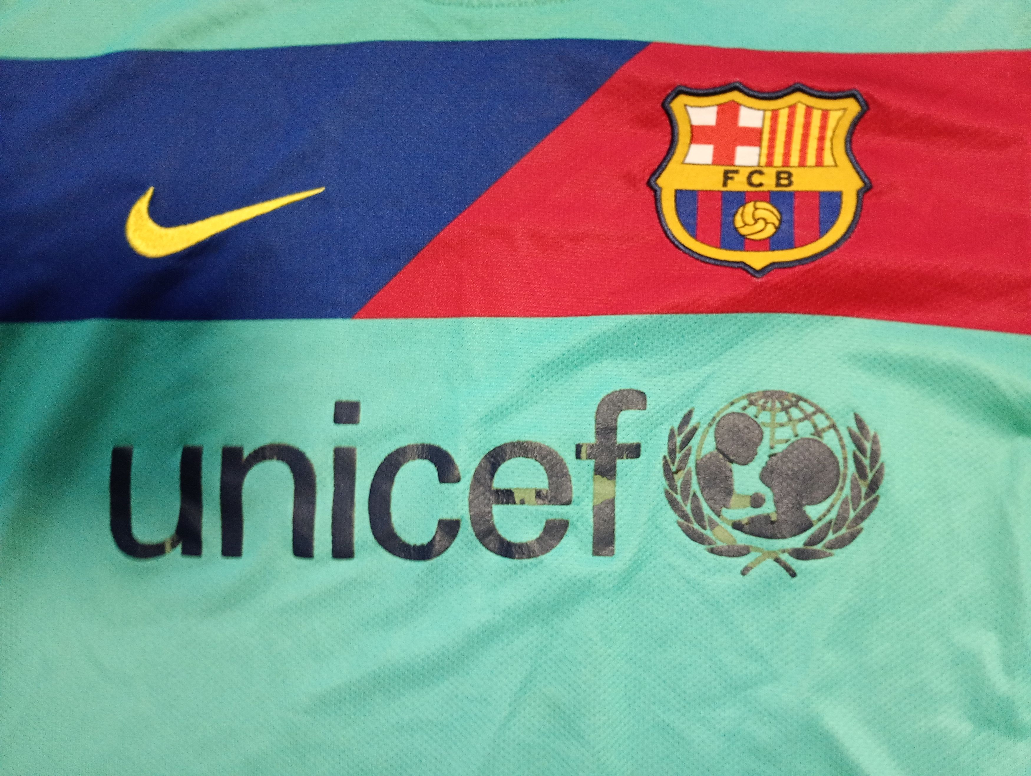 Nike Nike Barcelona FC Away Jersey 2010-2011 Size US S / EU 44-46 / 1 - 8 Thumbnail