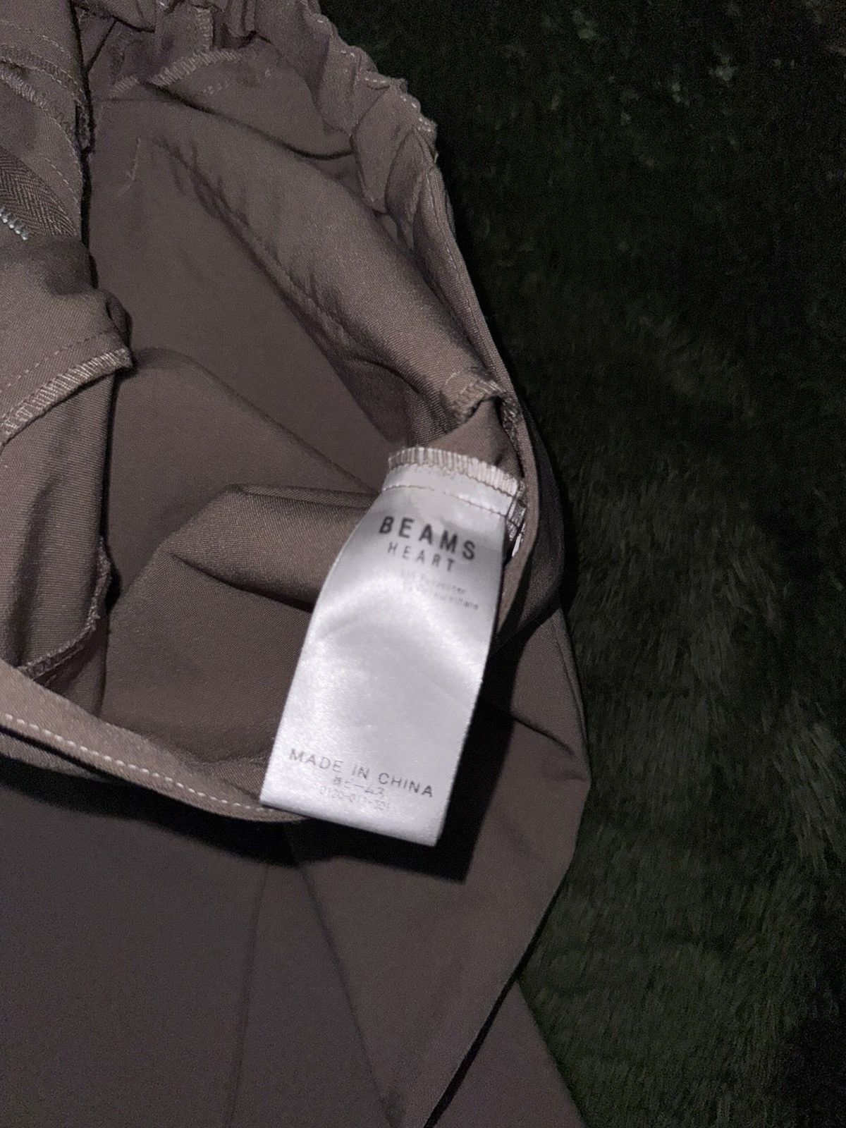 Beams Japan [M] BEAMS HEART JAPAN poly blended one tucked stretch pants Size US 29 - 4 Thumbnail