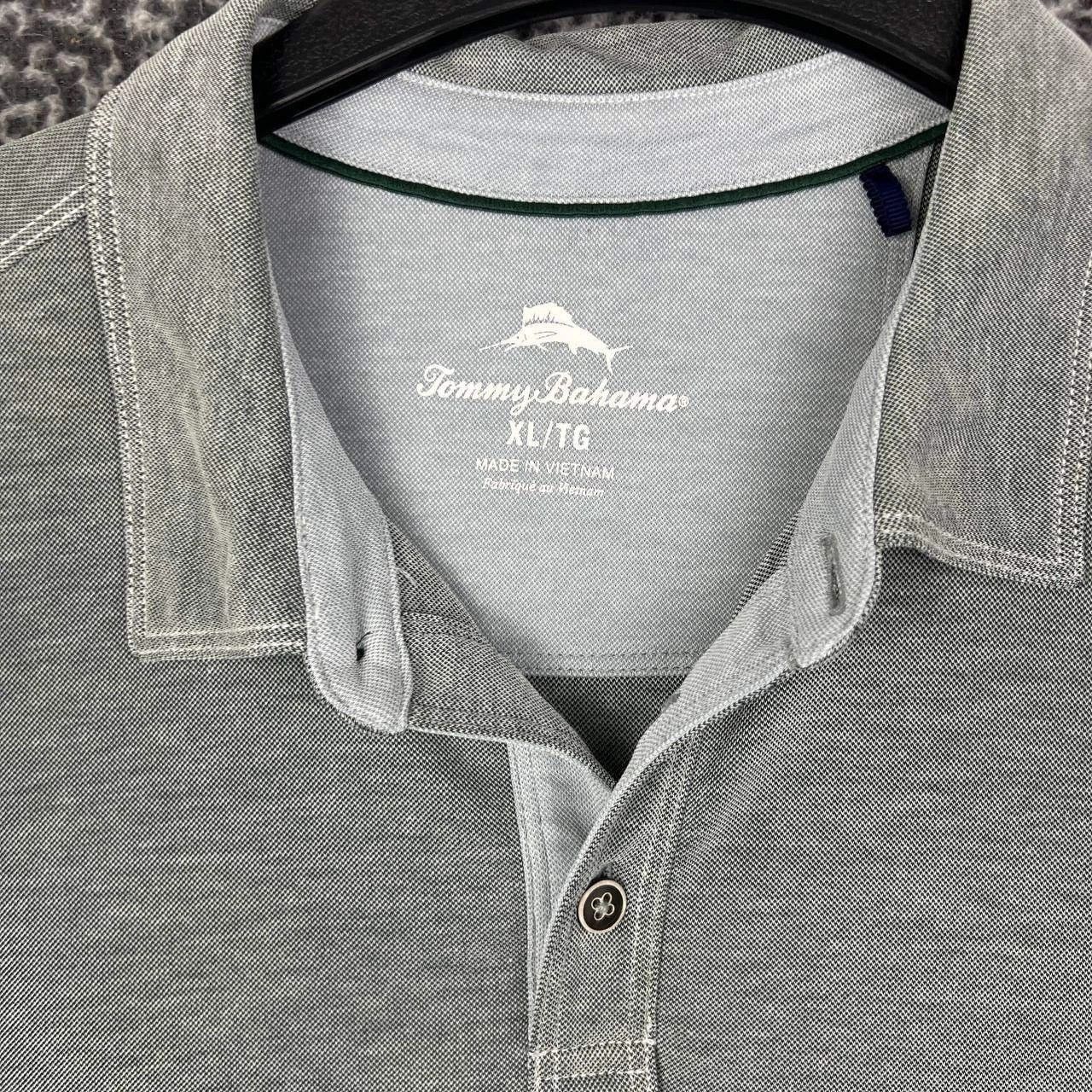 Tommy Bahama Tommy Bahama Polo Shirt Men Gray Long Sleeve Collared XL Size US XL / EU 56 / 4 - 5 Thumbnail