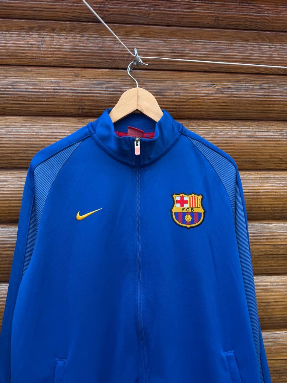 Nike BARCELONA FOOTBALL JACKET NIKE TRACK TOP JERSEY SIZE L Size US L / EU 52-54 / 3 - 2 Thumbnail