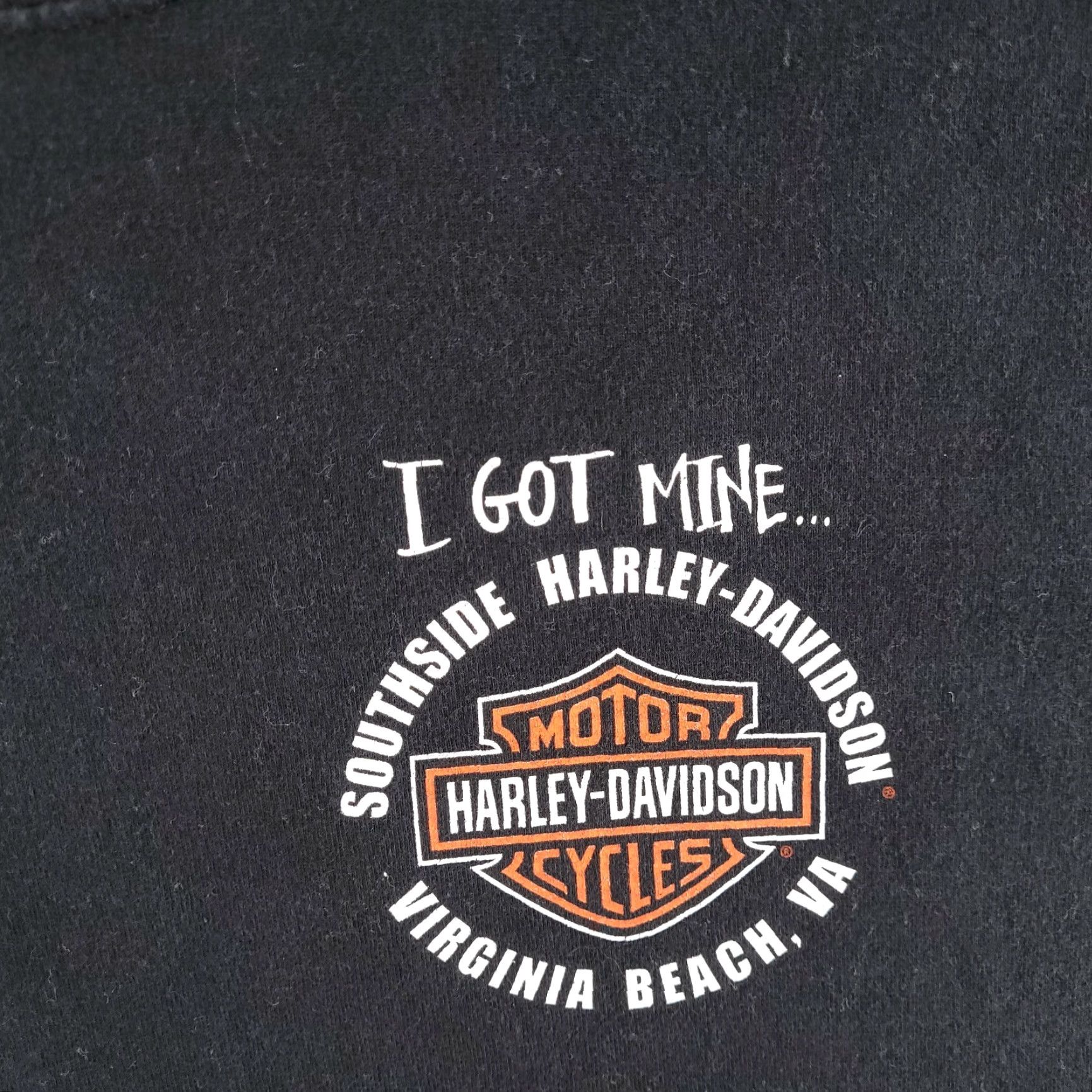 Harley Davidson Harley-Davidson Shirt Men XL Black Short Sleeve Virginia Beach Southside Size US XL / EU 56 / 4 - 5 Thumbnail