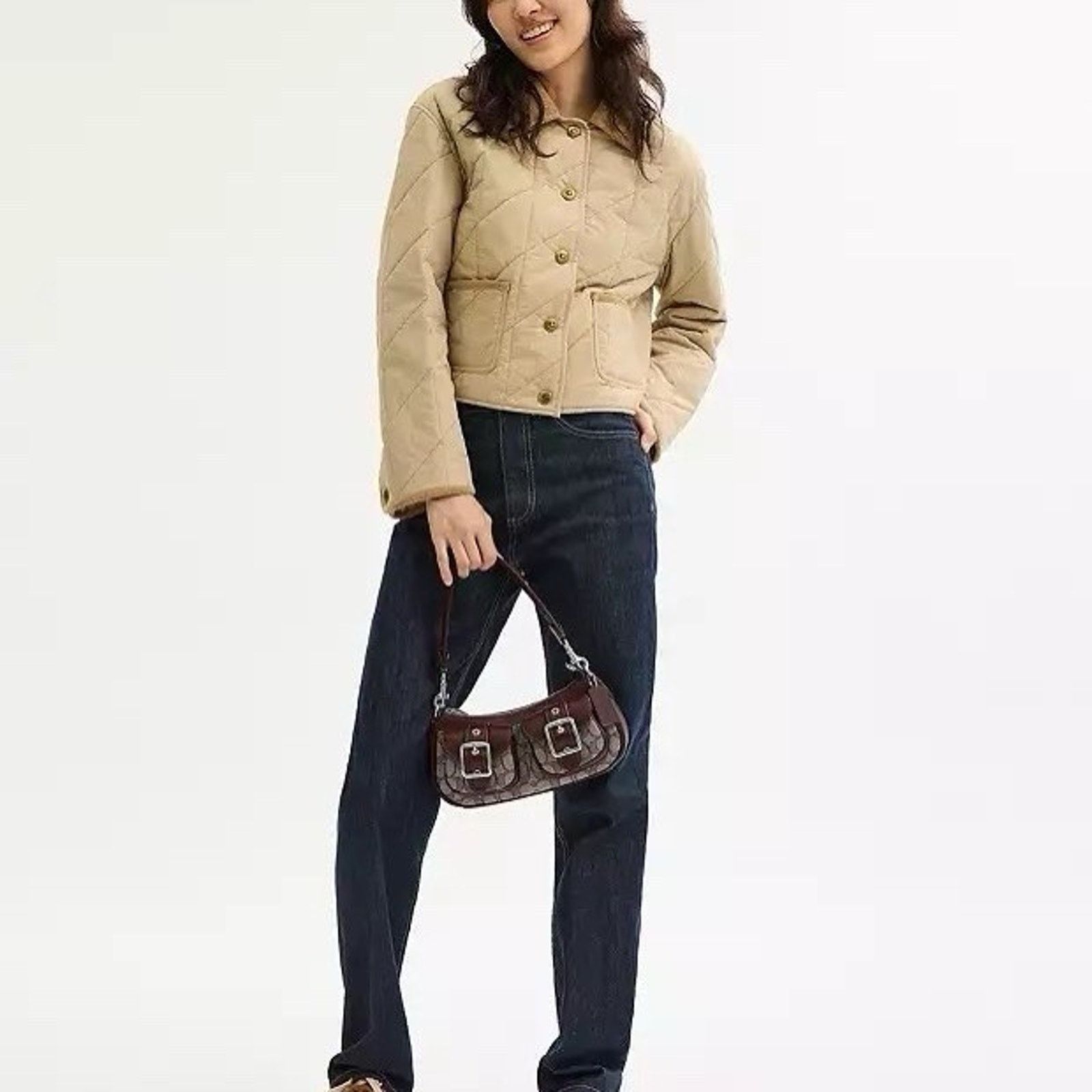 Coach NWT Coach Ashton Bag Signature Jacquard CBJ00 Oak/Maple Size ONE SIZE - 11 Thumbnail