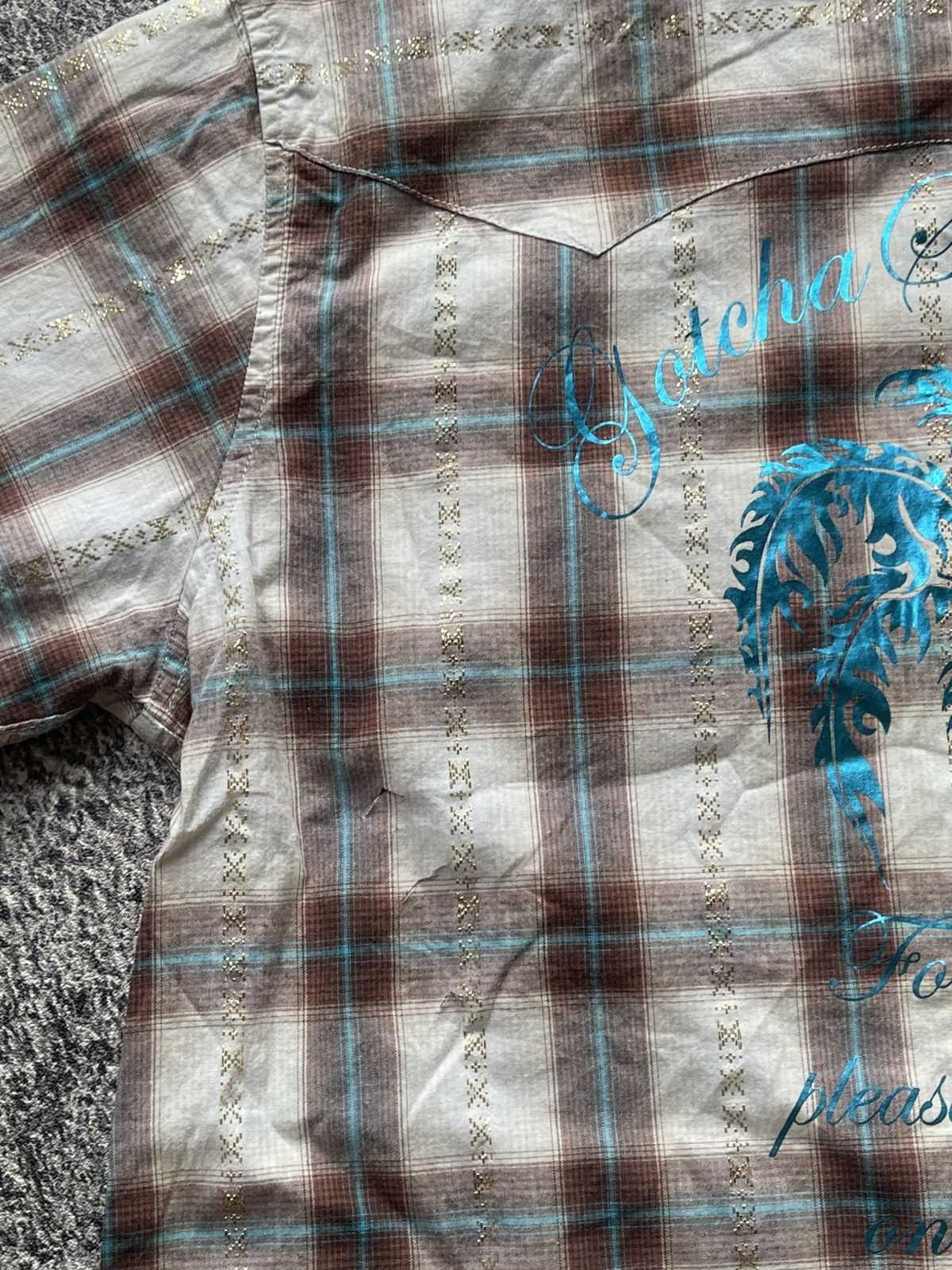 Japanese Brand Y2K Gotcha ifsixwasnine button shirt Size US L / EU 52-54 / 3 - 3 Thumbnail