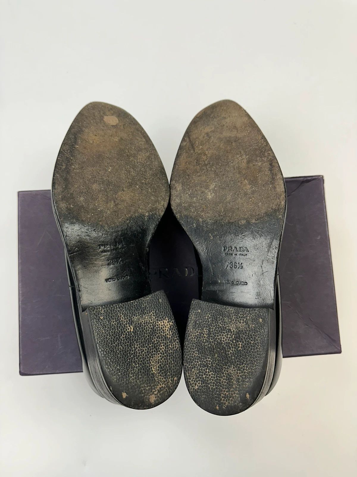 Prada Prada Milano Black Patent Leather Pointy Toe Loafer Size US 6 / IT 36 - 9 Thumbnail