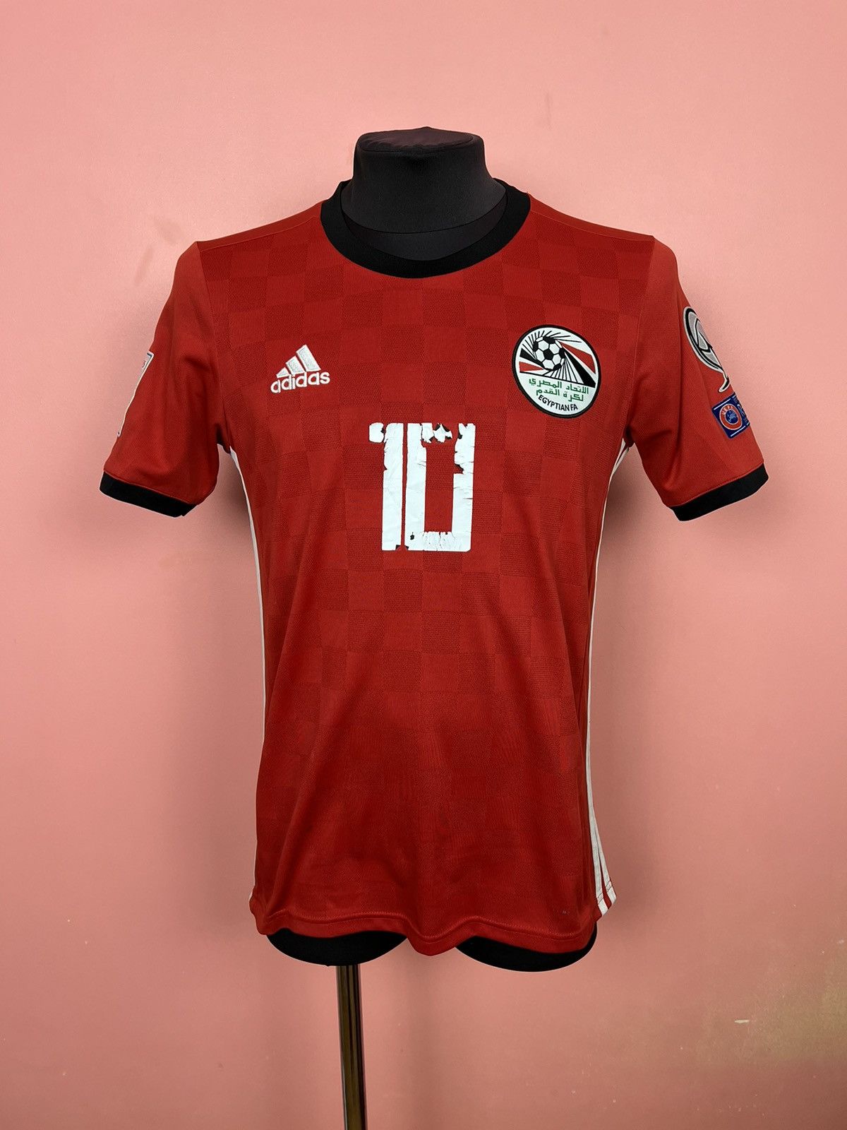 Adidas Adidas Egyptian fa football jersey 2018 soccer m Salah cup Size US S / EU 44-46 / 1 - 2 Thumbnail