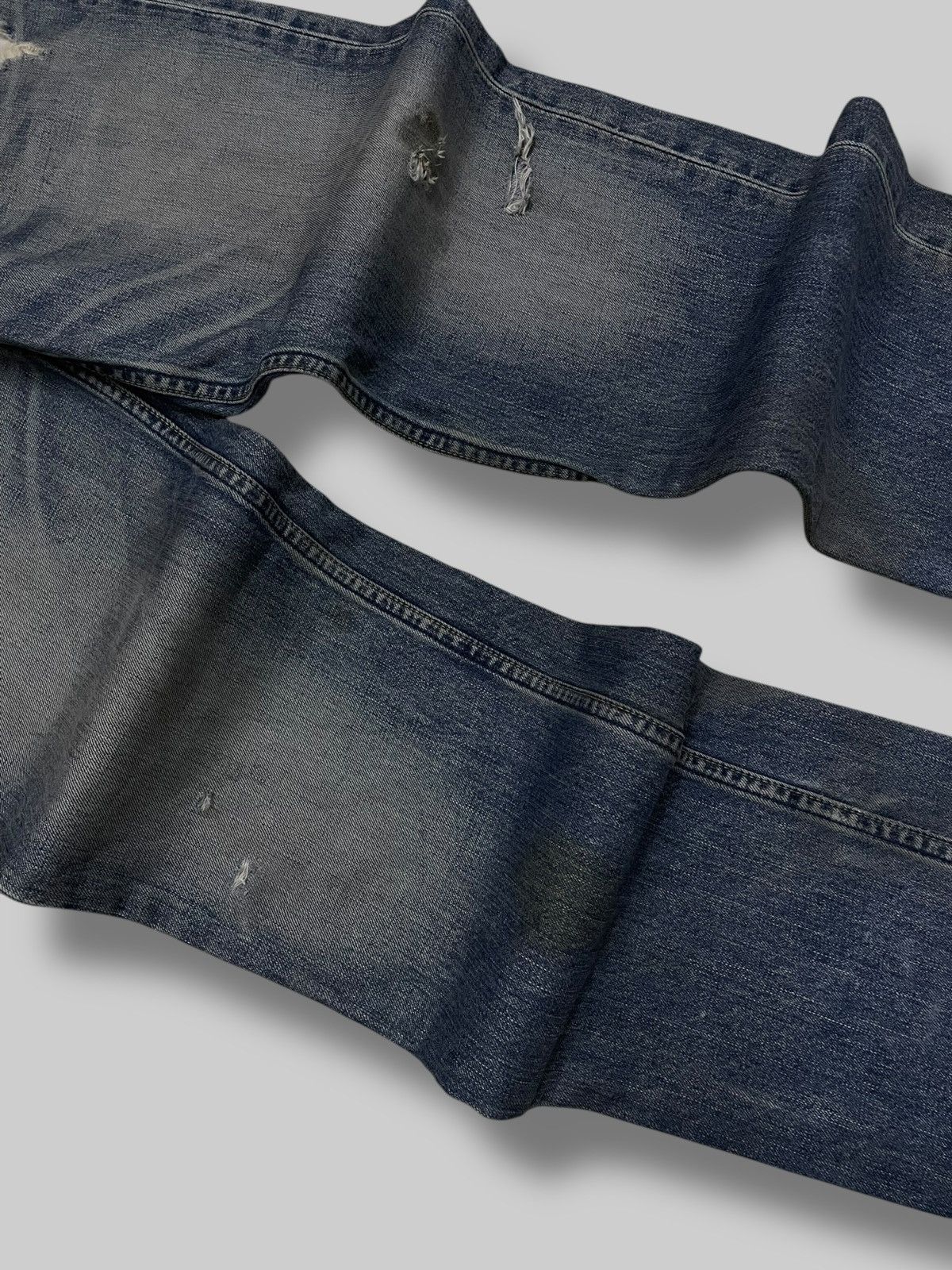 Levi's Vintage Clothing Vintage 1990s Designer Original Levis 502 Distressed Denim Size US 29 - 6 Thumbnail