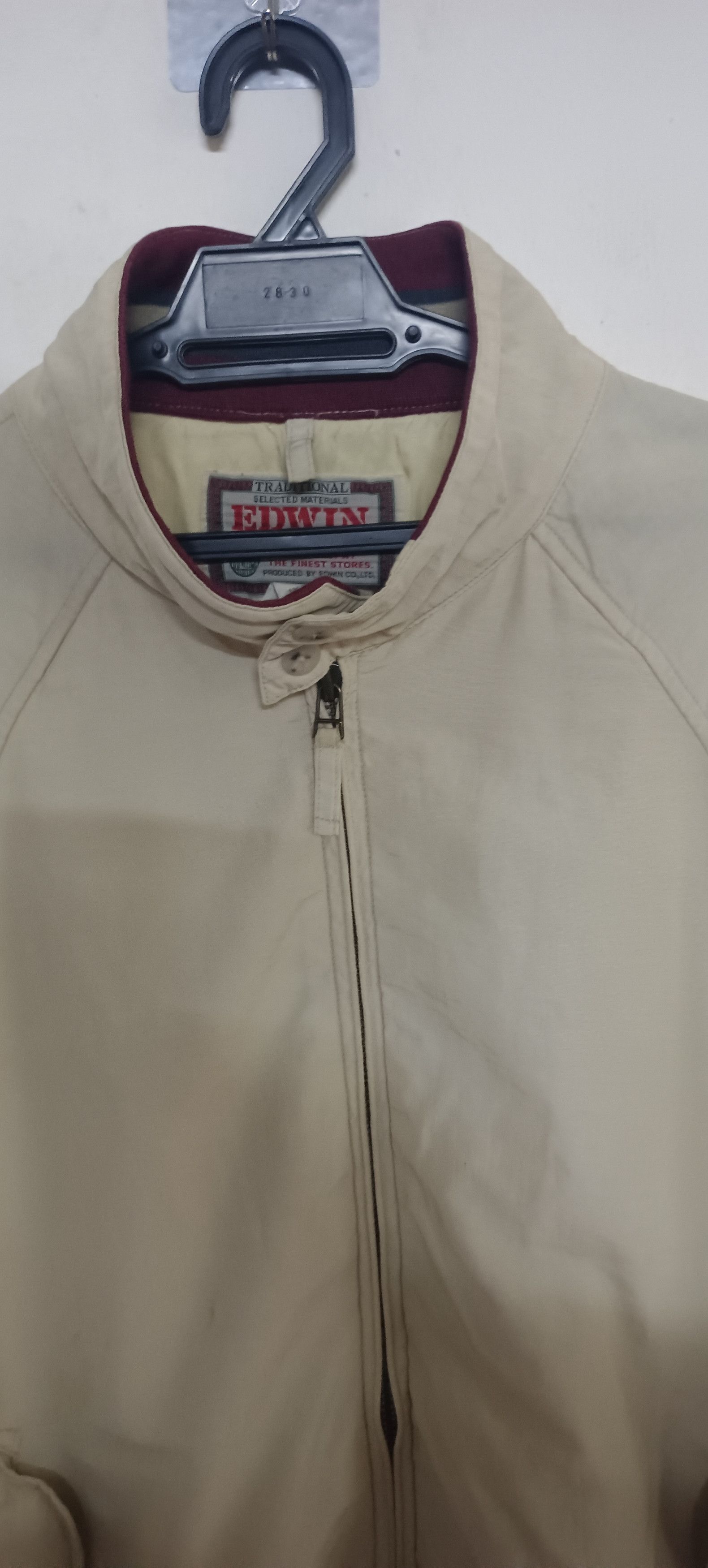 Edwin × Japanese Brand Vintage Edwin Garment Bomber Jacket Zipper Up Size US L / EU 52-54 / 3 - 6 Thumbnail