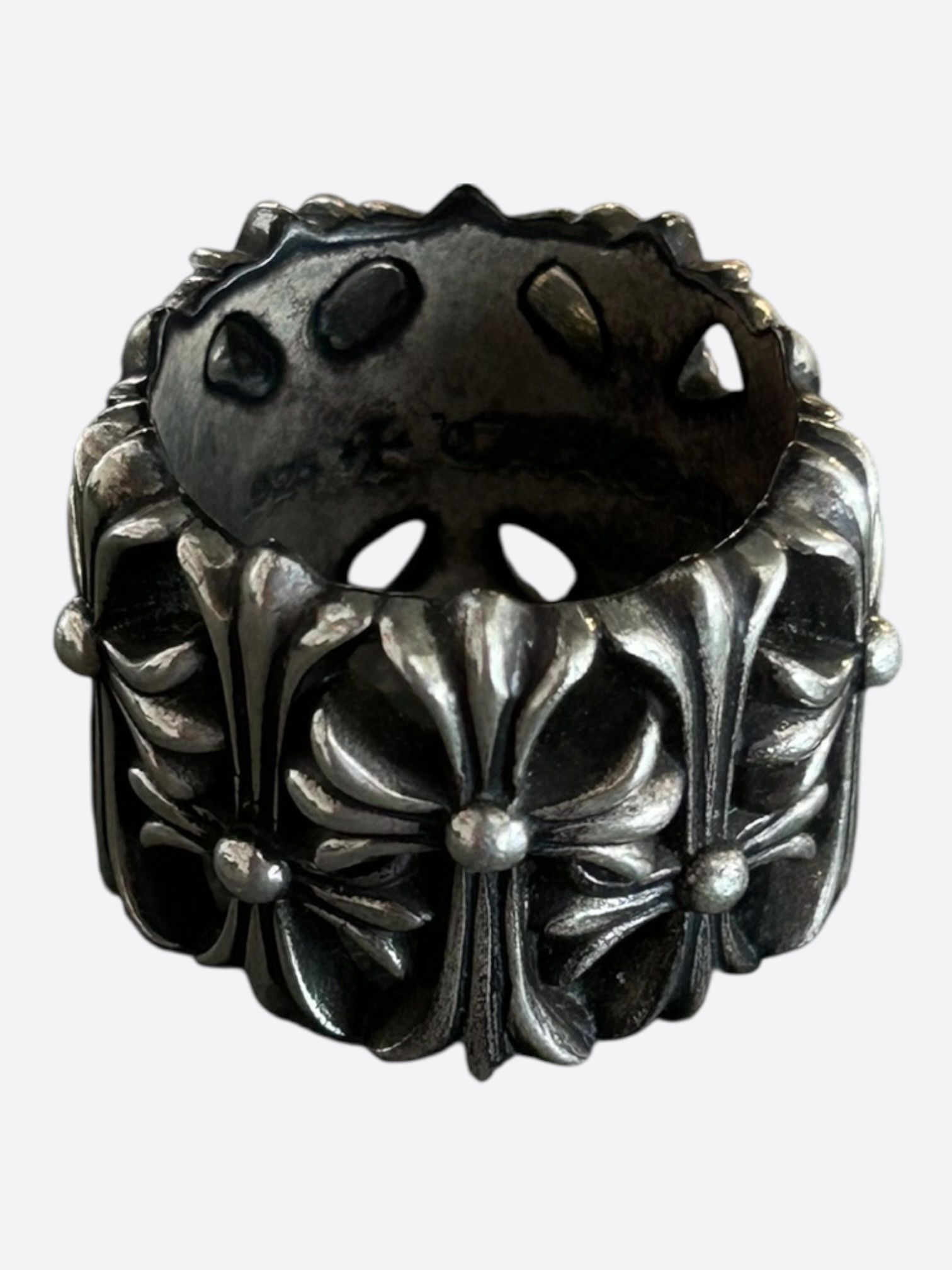 Chrome Hearts Chrome Hearts Silver Cemetery Ring Size ONE SIZE - 3 Thumbnail