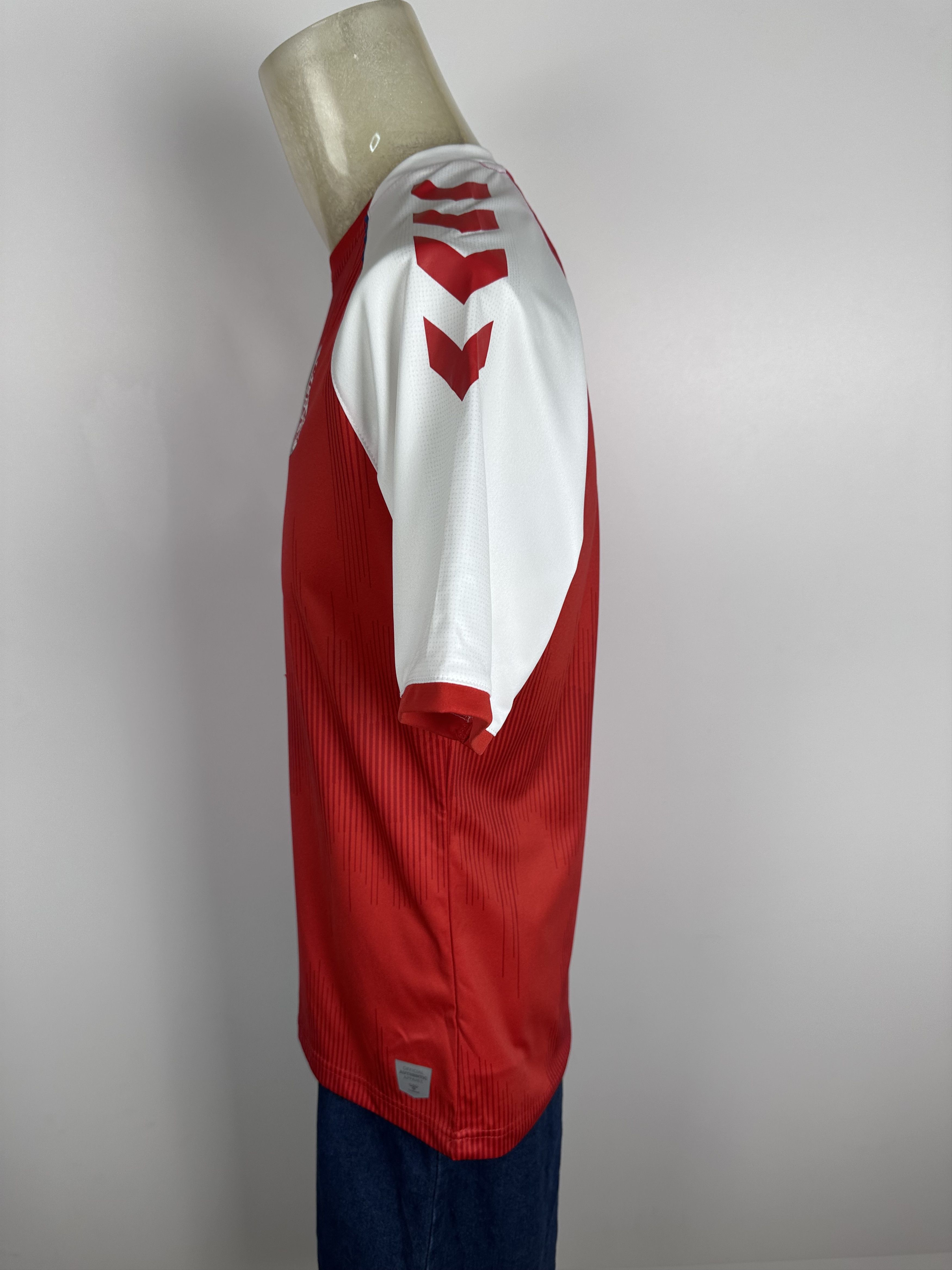 Hummel DENMARK 2021 2022 FOOTBALL SHIRT SOCCER JERSEY #5 MAEHLE Size US M / EU 48-50 / 2 - 11 Thumbnail