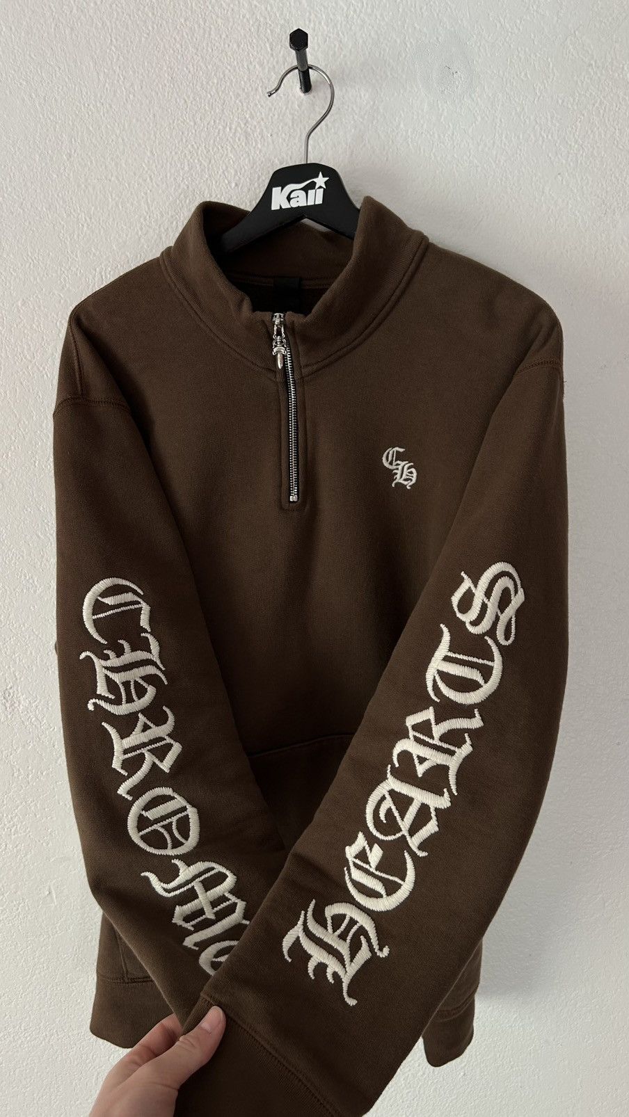 Chrome Hearts Chrome Hearts Brown Quarter Zip Size US XL / EU 56 / 4 - 8 Thumbnail