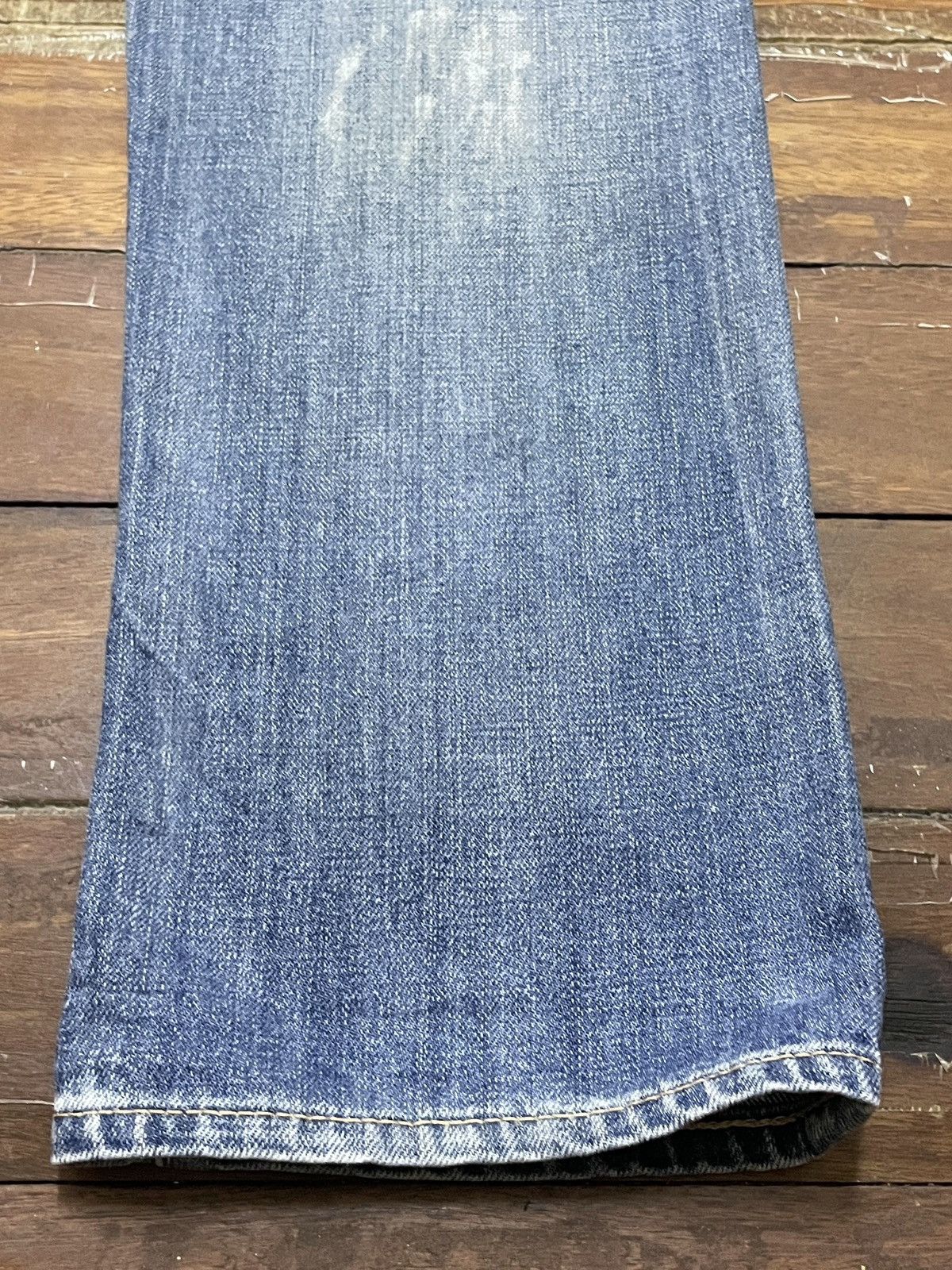 Japanese Brand × Vintage Rare Vintage Japanese Brand Purple & Yellow Jeans 2000s Size US 34 / EU 50 - 8 Thumbnail