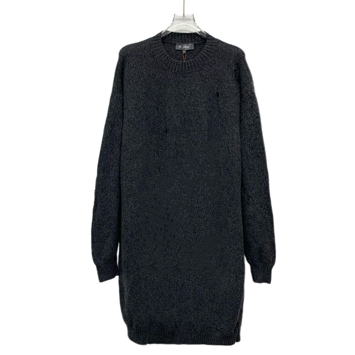Loro Piana Loro Piana Charcoal Cashmere Long Sleeve Knit Dress K26WX Size L / US 10 / IT 46 - 1 Thumbnail