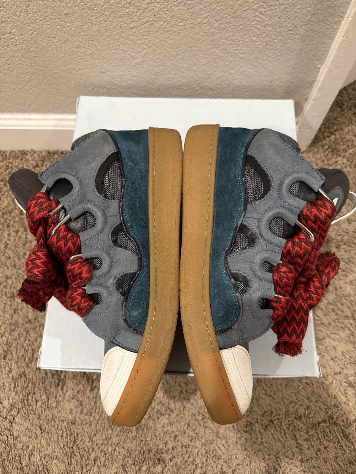 Lanvin Lanvin Curb Sneakers “Blue” 2020 Size US 11 / EU 44 - 10 Thumbnail