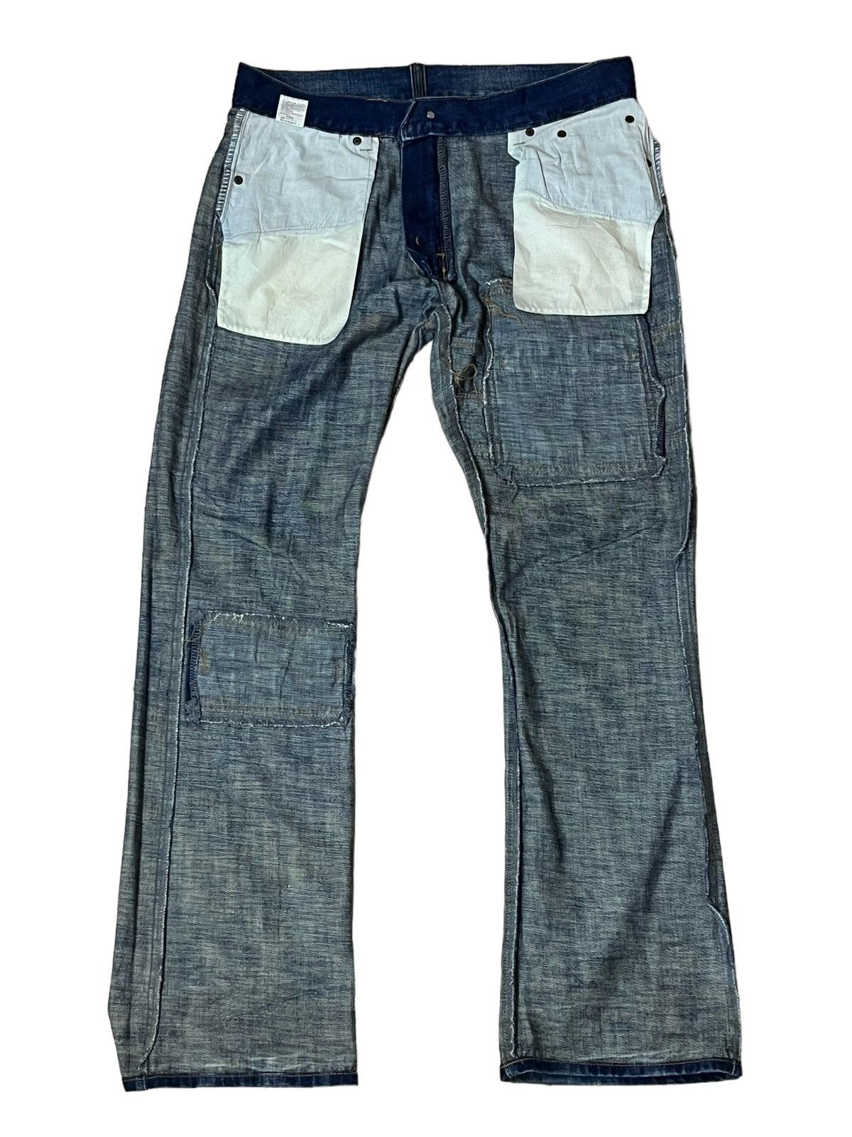 Japanese Brand JAPANESE JEAN FUNNY DEVIL SKULL,CUTE&GLAMOUROUS FLARED JEANS Size US 34 / EU 50 - 3 Thumbnail