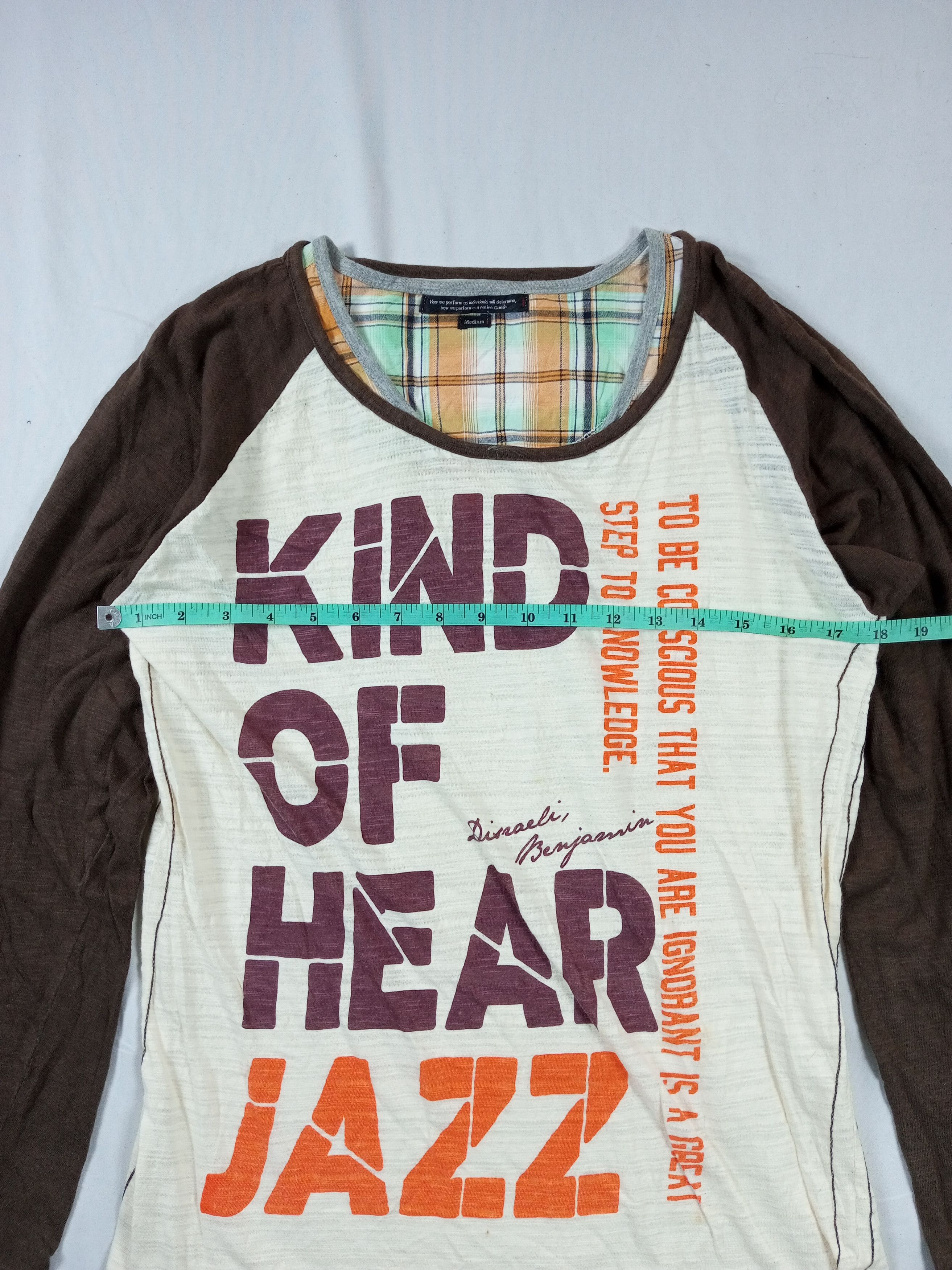 Japanese Brand 2000s Japanese archive Double Layer Poem Long Sleeve tee Size US M / EU 48-50 / 2 - 9 Thumbnail