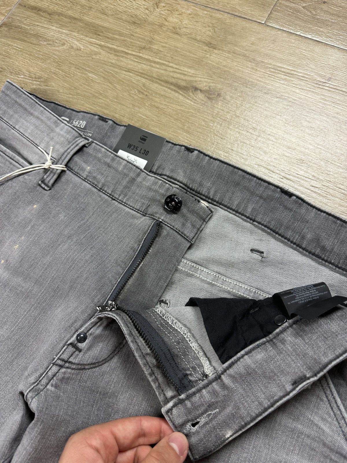 G-Star NEW🏷️ G-Star Raw 5620 3D Super Slim Denim Stretch Jeans Size US 35 - 6 Thumbnail