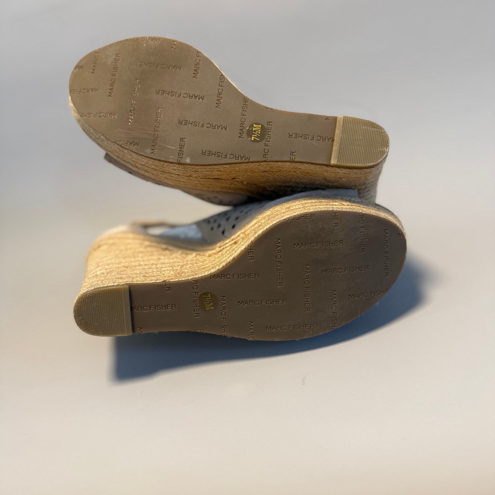 Marc Fisher Marc Fisher Harlea Wedge Sandal Size US 7.5 / IT 37.5 - 3 Thumbnail