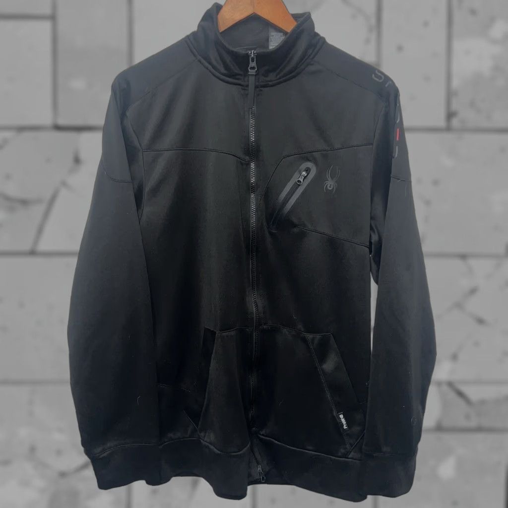 Spyder Spyder Active Black Full Zip Jacket Mens Size L Size US L / EU 52-54 / 3 - 1 Thumbnail