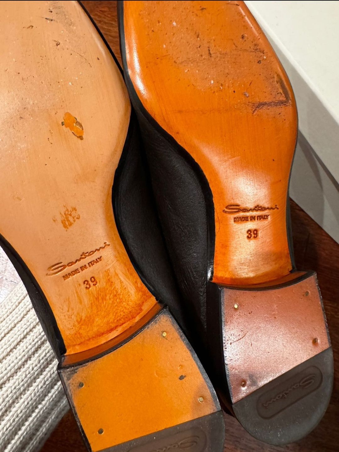 Santoni Santoni Leather Moccasins Size US 8 / IT 38 - 5 Thumbnail