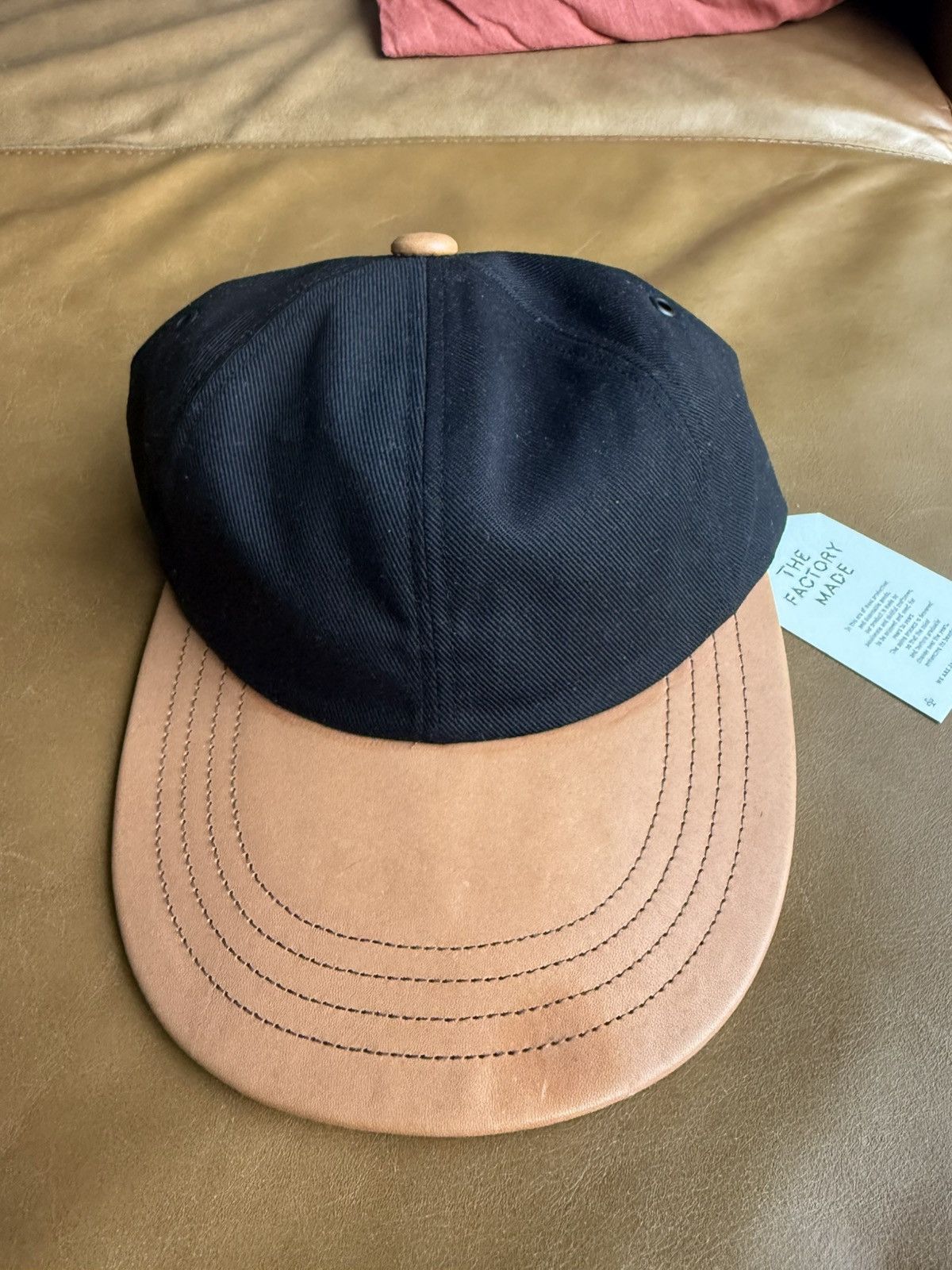 Other THE FACTORY MADE Leather Brim Cap Long Bill Cap FM934 Size ONE SIZE - 1 Thumbnail