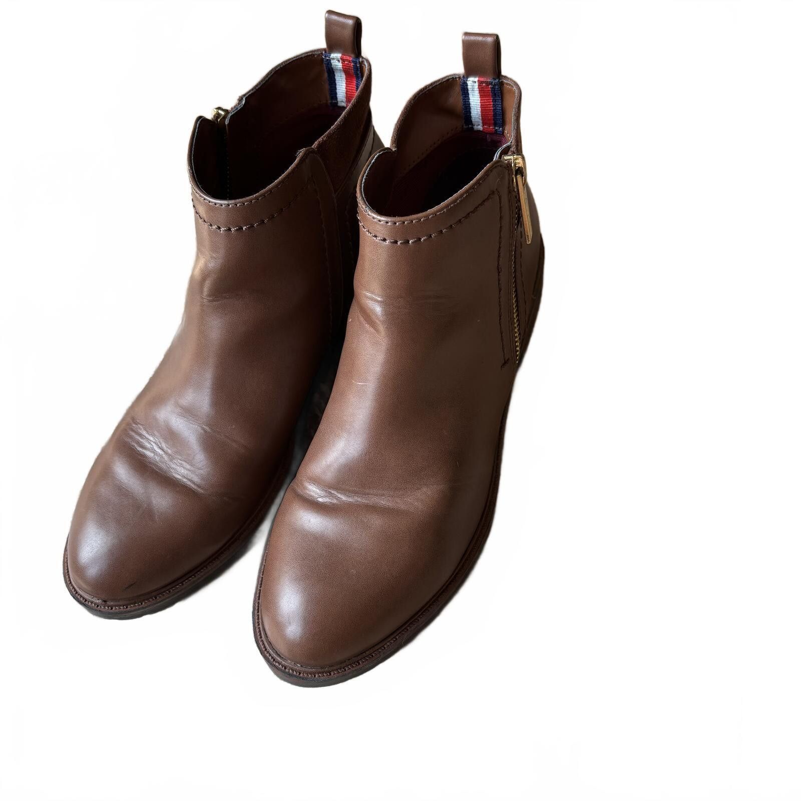 Tommy Hilfiger Tommy Hilfiger Fawn 2 Brown Ankle Booties - Women's Size 6.5 Size US 6.5 / IT 36.5 - 2 Thumbnail