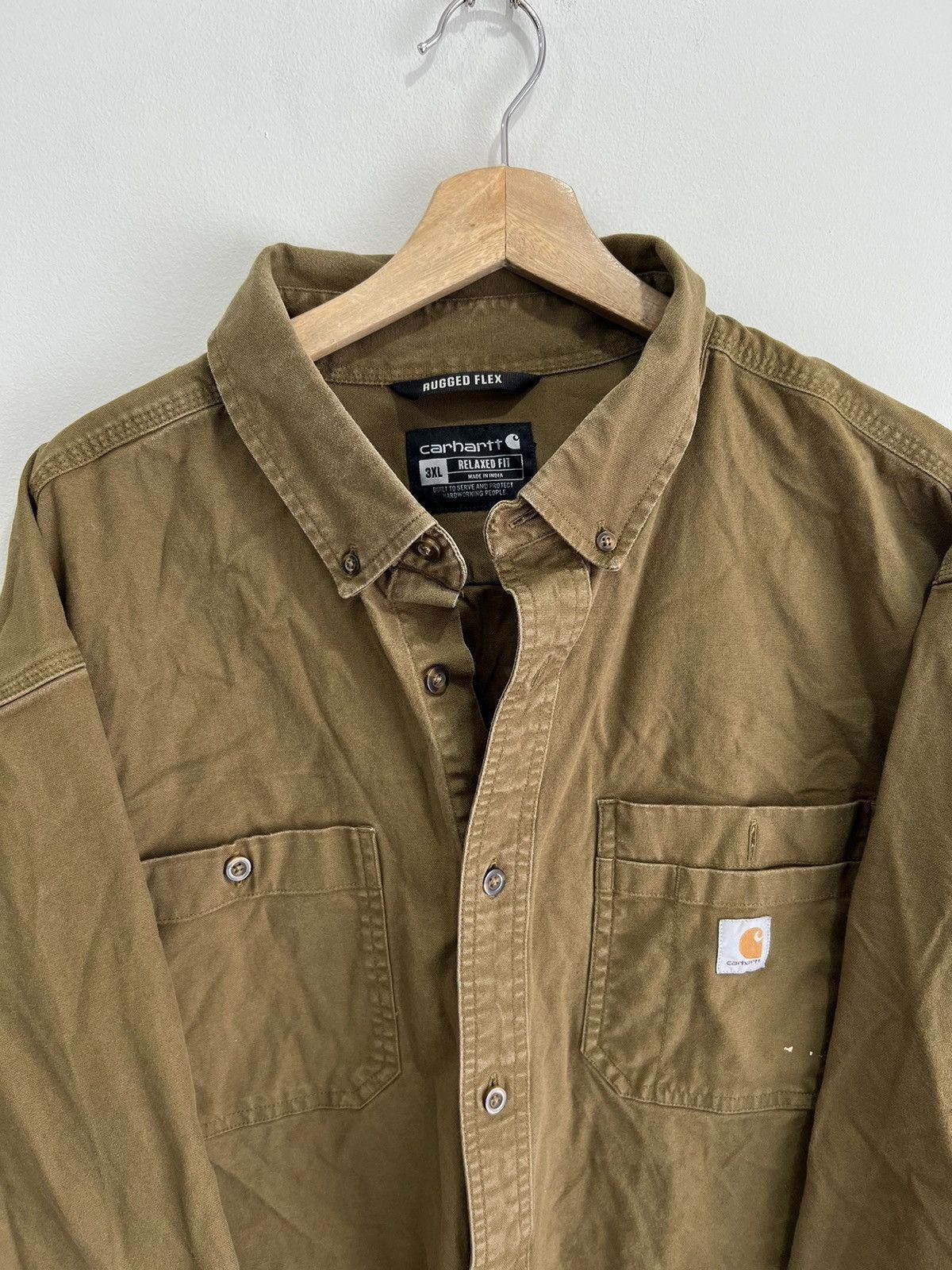 Vintage Vintage Carhartt Button Shirt 3XL Size US XXL / EU 58 / 5 - 2 Thumbnail