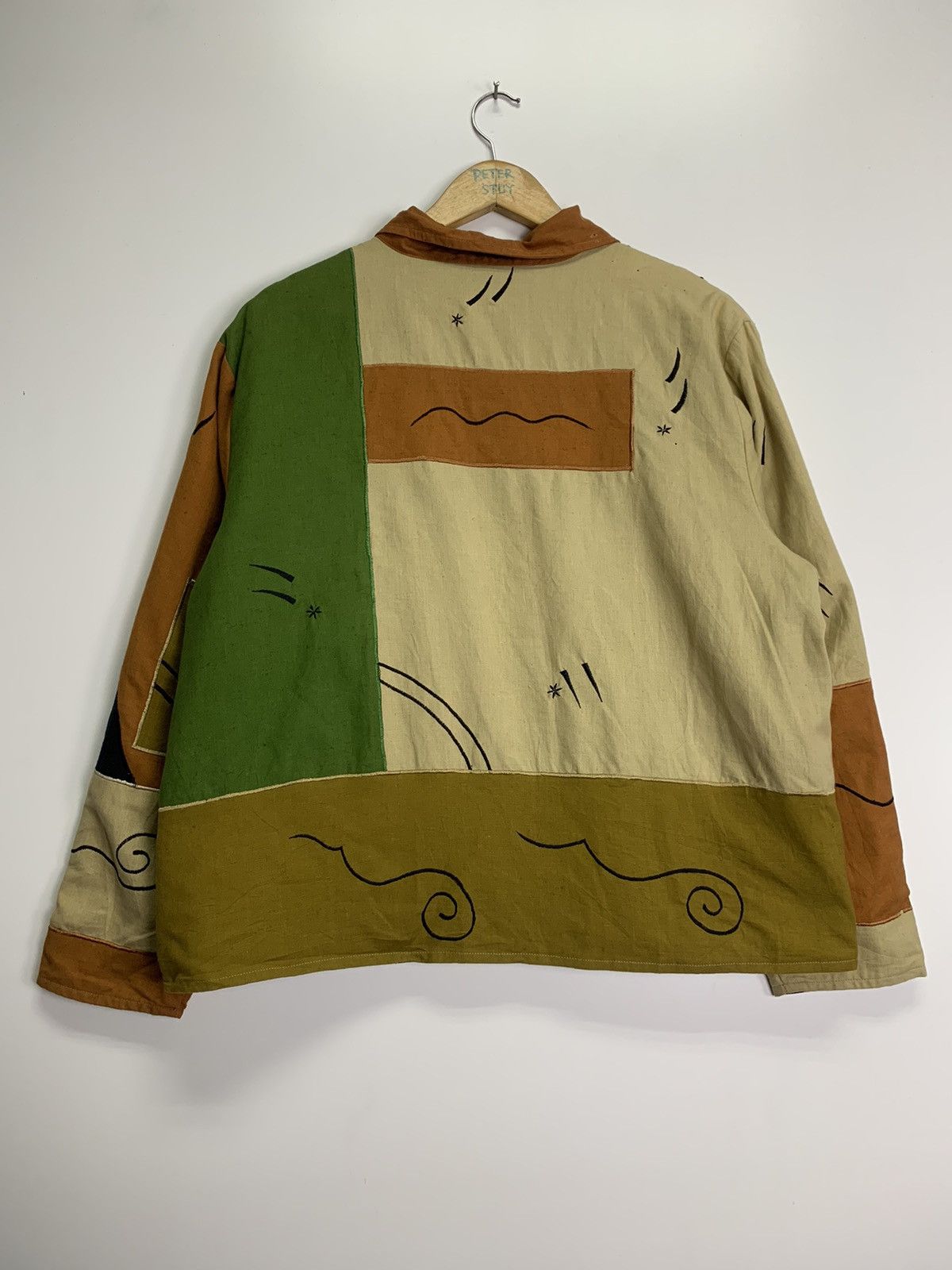 Japanese Brand × Vintage Vintage Japanese Block Buttons Up Size US L / EU 52-54 / 3 - 10 Thumbnail
