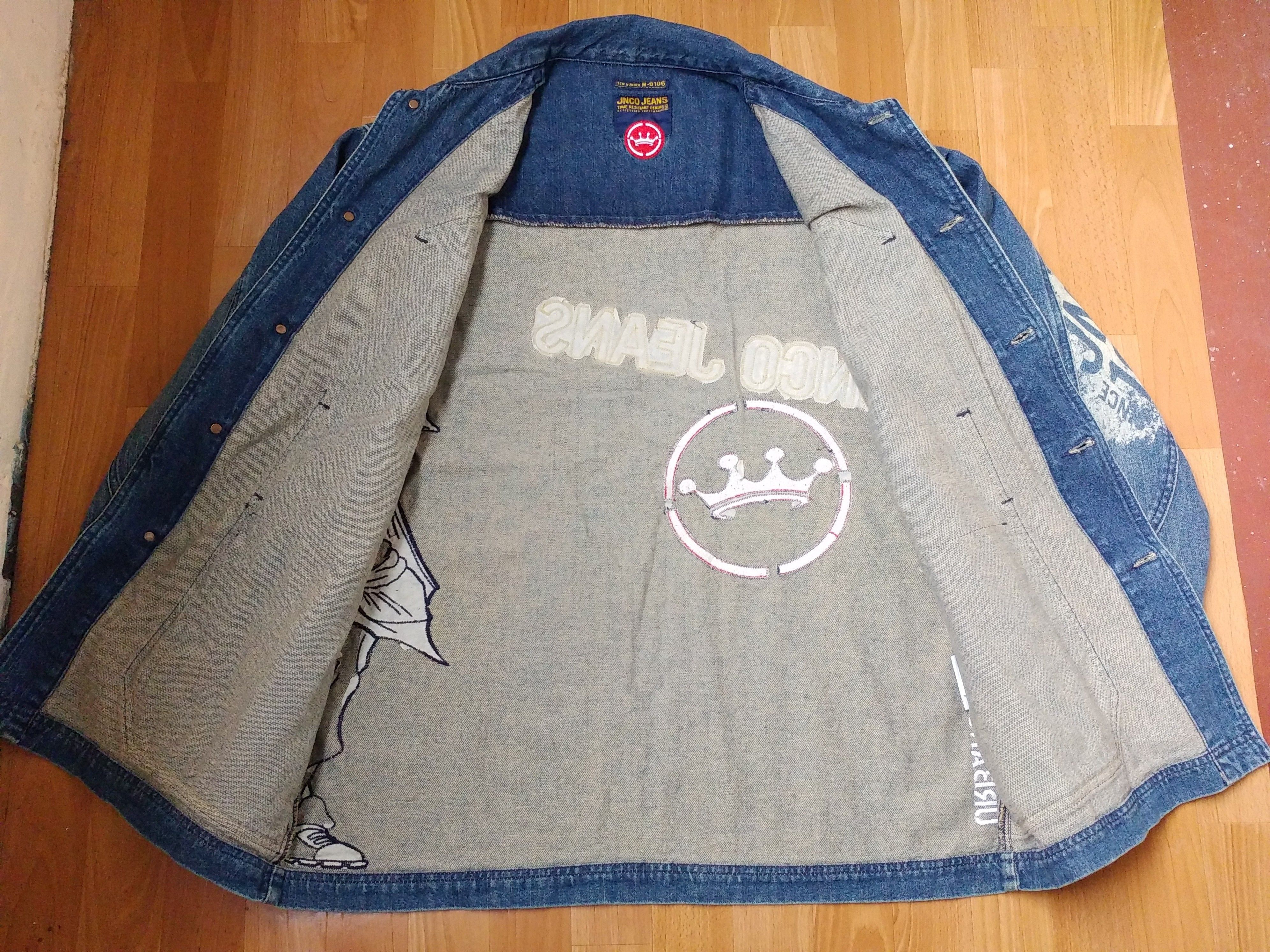 JNCO JNCO jeans jacket, 1990s denim, vintage skater 90s hip hop L Size US L / EU 52-54 / 3 - 10 Thumbnail