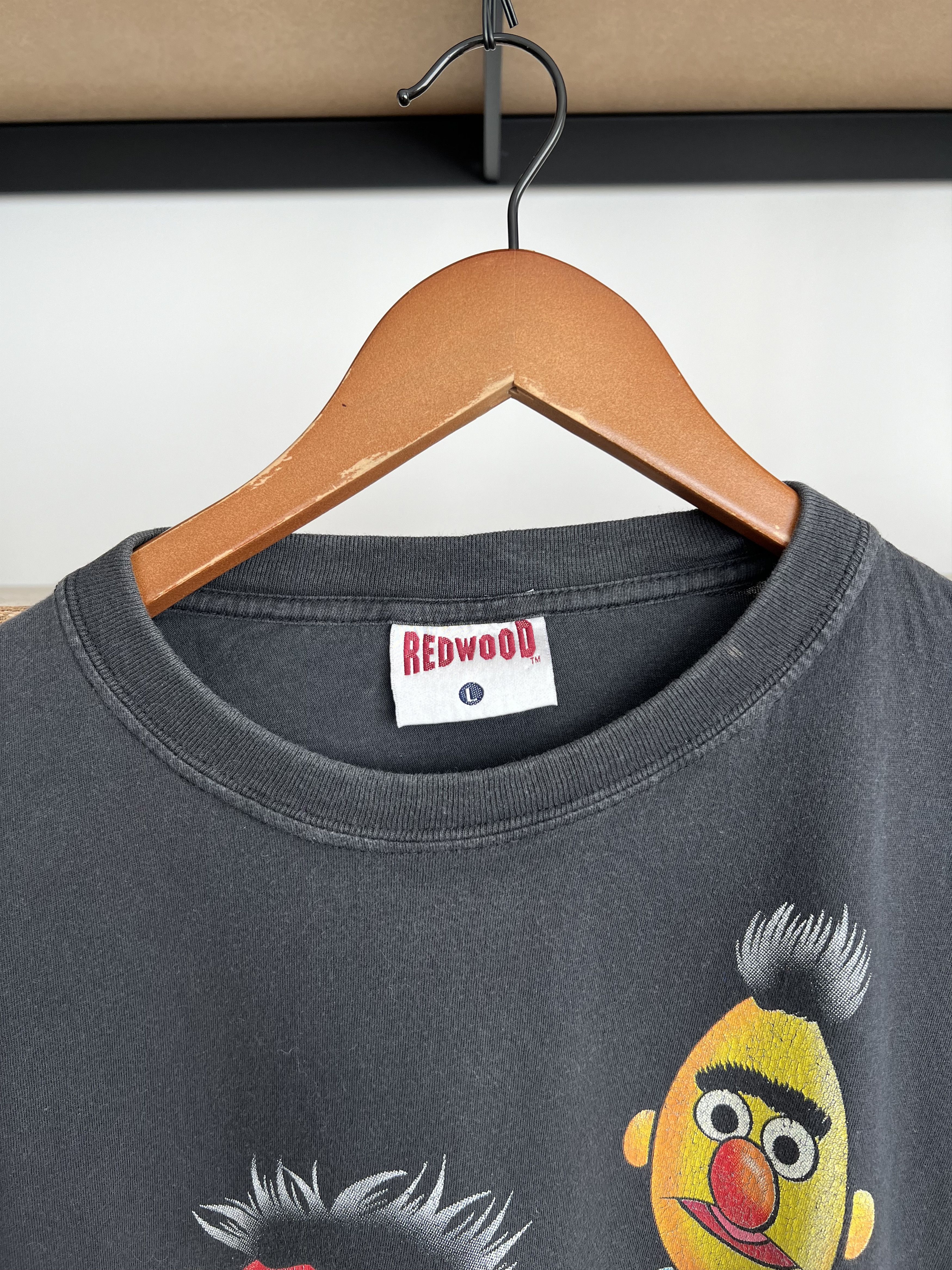 Cartoon Network Vintage 1998 Sesame Street Muppets Bert Ernie Jim Henson Tee Size US L / EU 52-54 / 3 - 10 Thumbnail