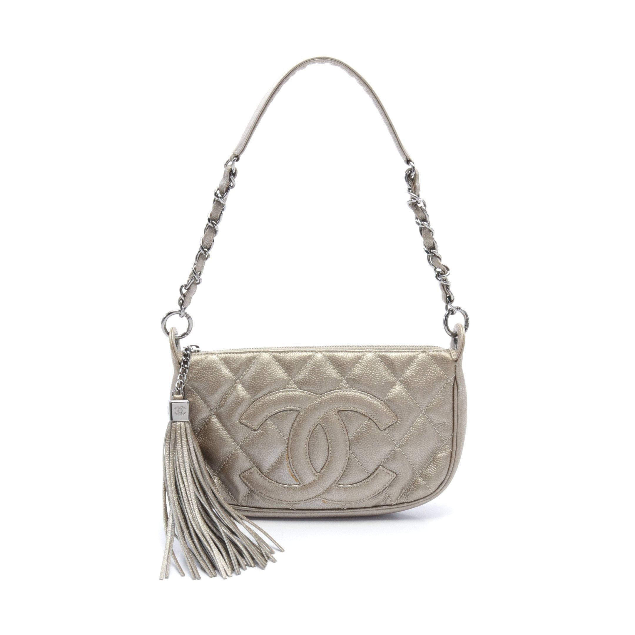 Chanel Chanel Matelasse One Shoulder Bag Leather Silver Hardware Tassel Size ONE SIZE - 1 Thumbnail