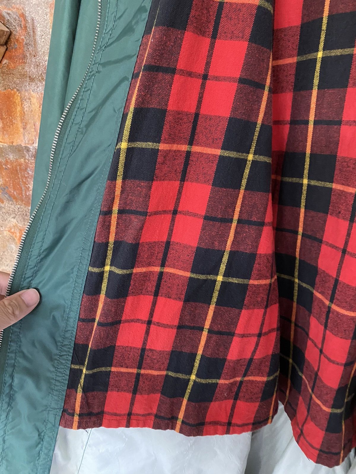 Nigel Cabourn 90s Nigel Cabourn Raincoat tartan lining Size US L / EU 52-54 / 3 - 14 Thumbnail