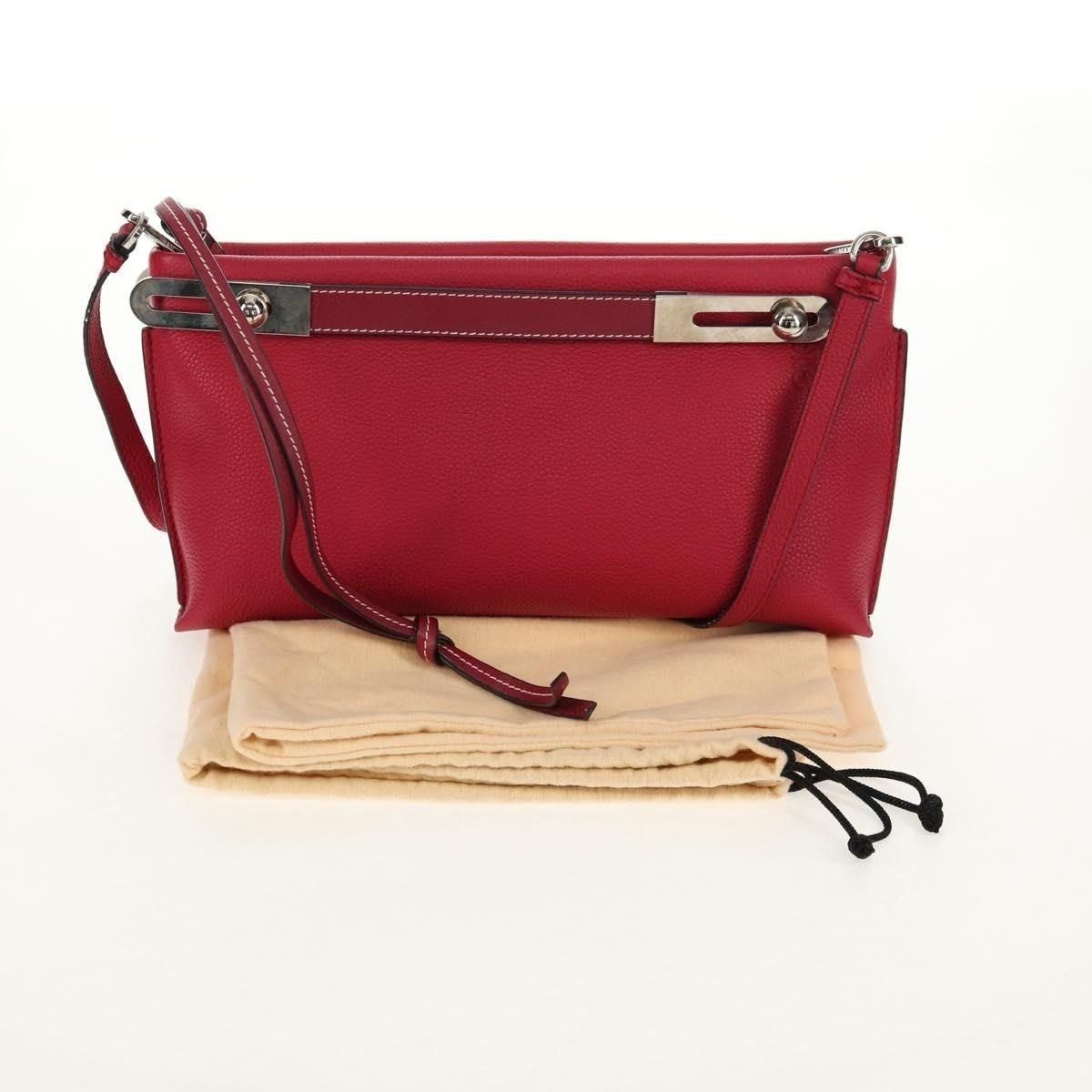 Loewe Loewe Anagram Leather Missy Small Shoulder Bag Red Size ONE SIZE - 2 Thumbnail
