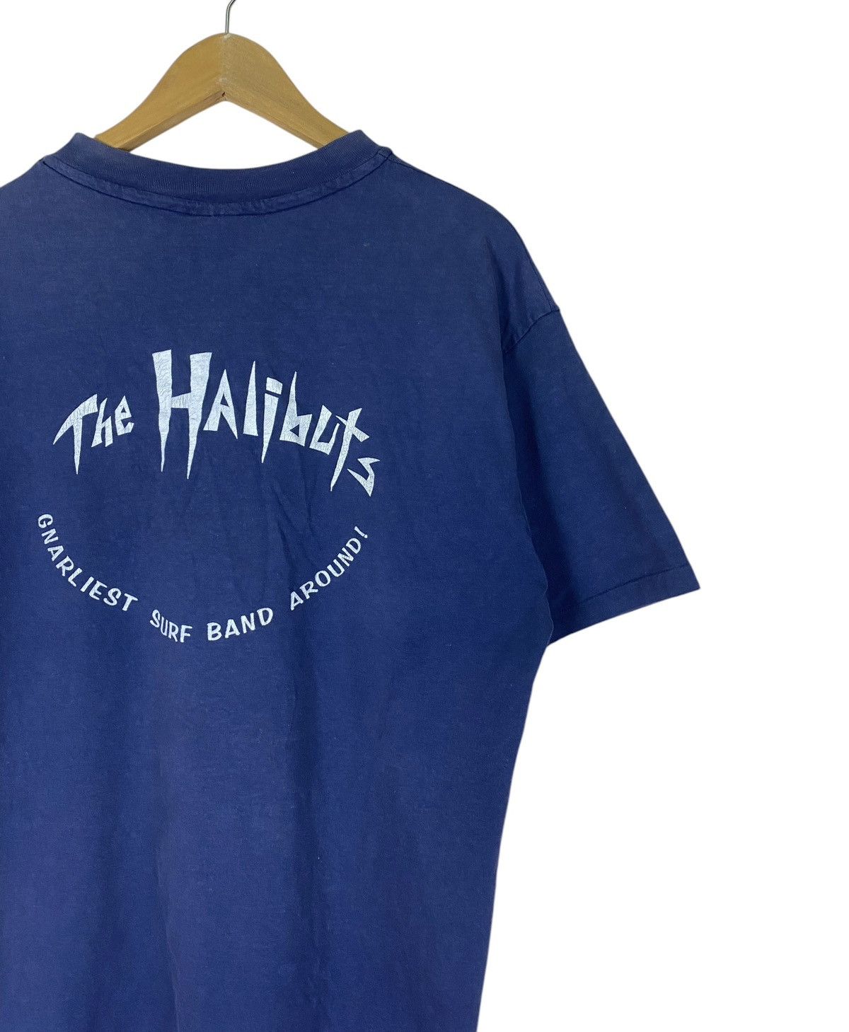 Band Tees × Vintage Vintage 90s The Halibuts Surf Band Shirt Size US XL / EU 56 / 4 - 1 Thumbnail