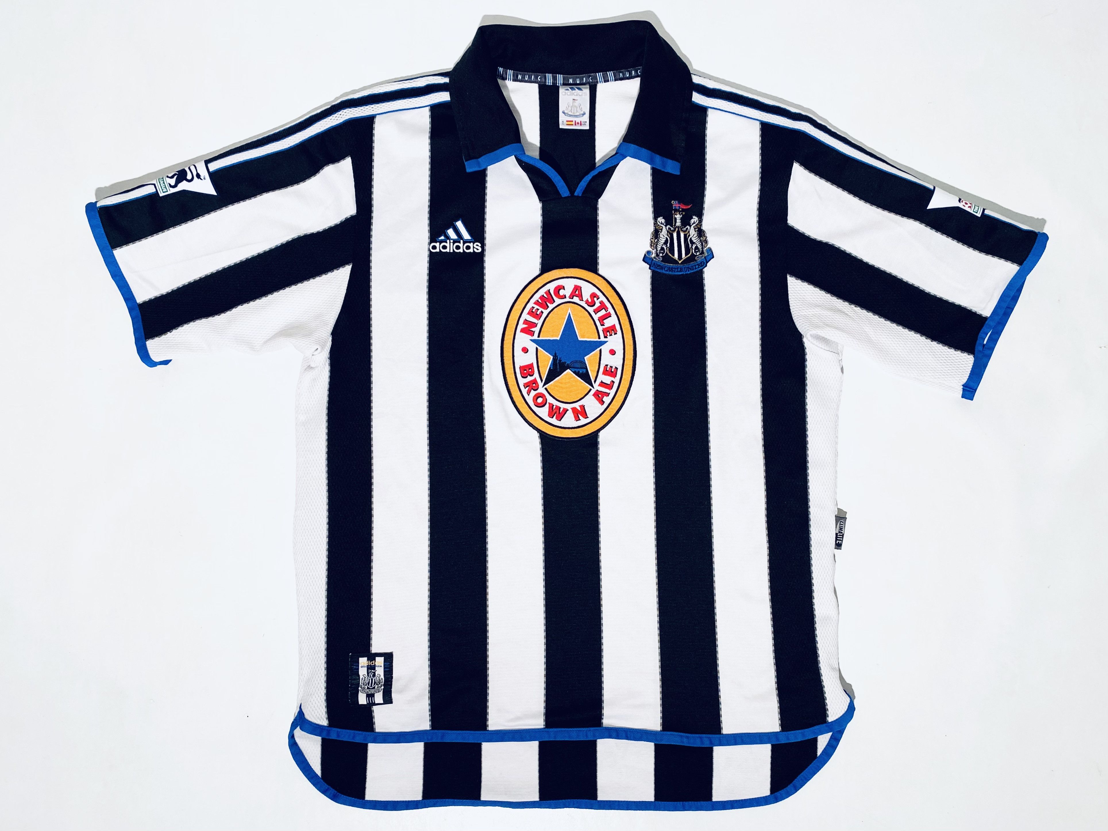 Adidas × Vintage Newcastle United *Shearer* Home Jersey Shirt 1999 - 2000 Size US M / EU 48-50 / 2 - 6 Thumbnail