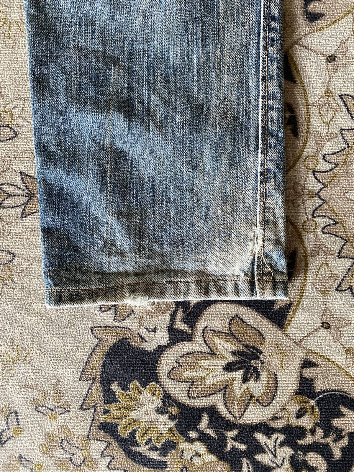 Japanese Brand Vintage Japanese Brand Back Number Distressed Denim Size US 28 / EU 44 - 6 Thumbnail