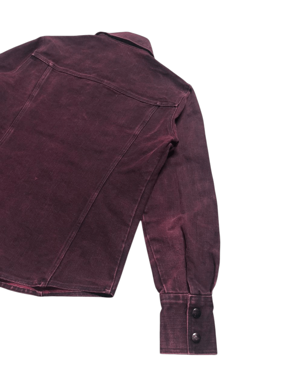 Shellac Vintage Shellac Denim Shirt Jacket Snap Button Nice Colour Size M / US 6-8 / IT 42-44 - 7 Thumbnail