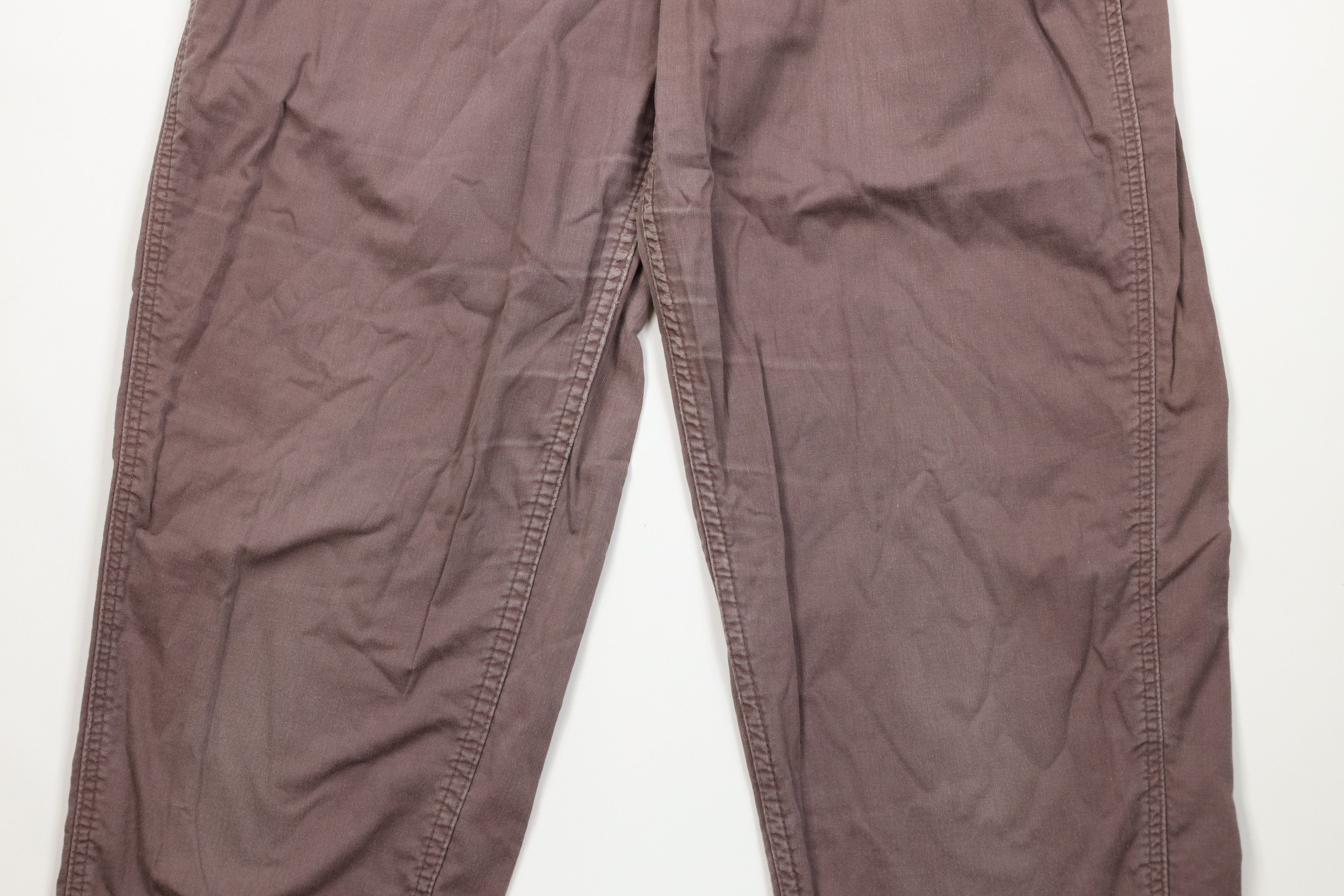 Lee Vintage 90s Lee Pleated Tapered Leg Chino Pants Purple USA Size 38" / US 16 / IT 52 - 3 Thumbnail