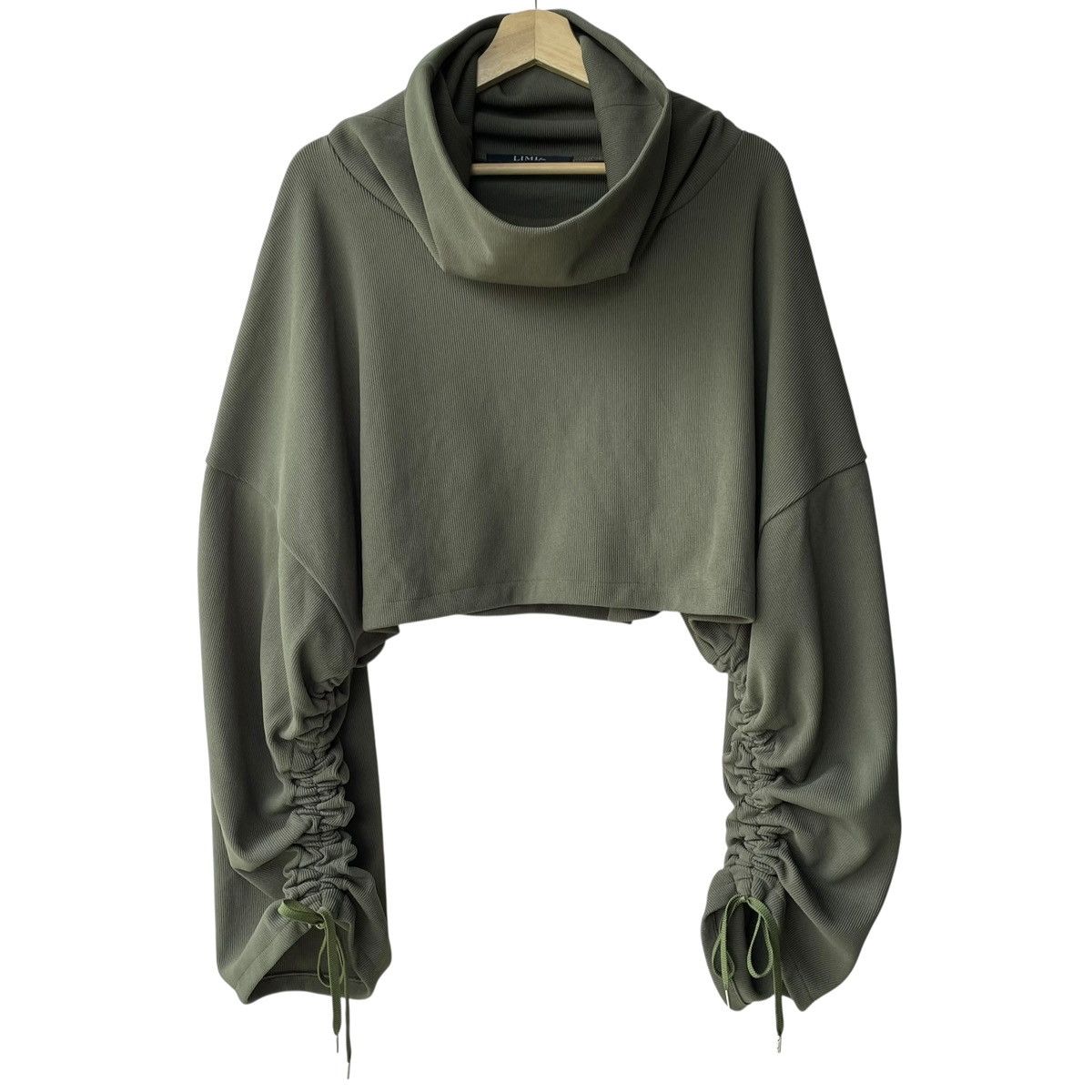 Limi Feu Limi Feu Japan Yohji Yamamoto Oversize Crop Top Size ONE SIZE - 1 Thumbnail