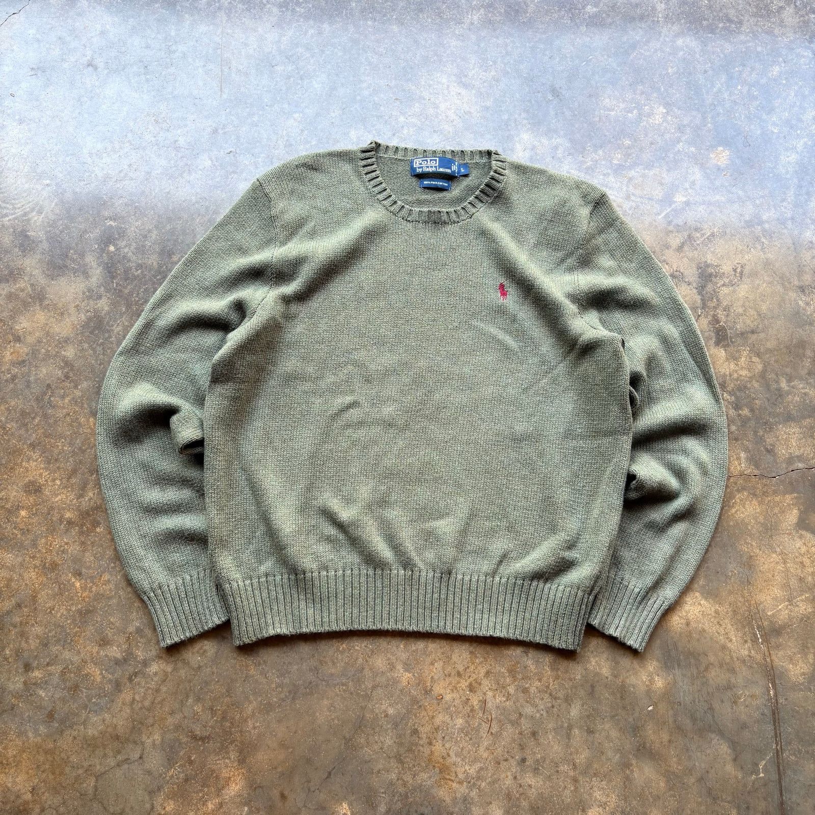 Polo Ralph Lauren Beautiful Vintage Polo Ralph Lauren Knit Sweater Size US L / EU 52-54 / 3 - 1 Thumbnail